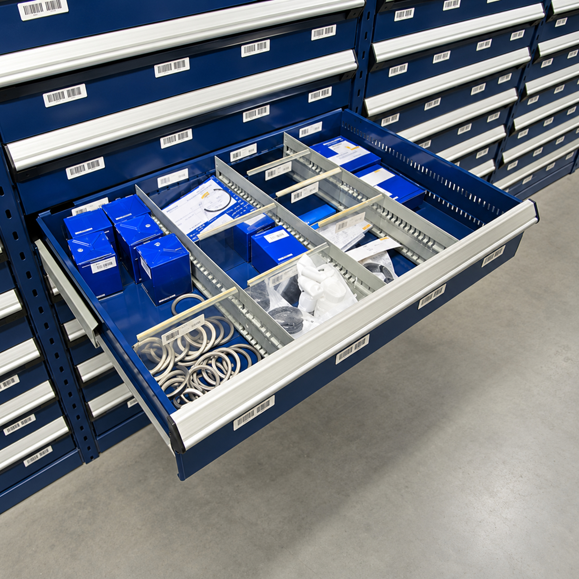 Rousseau cabinet drawer storage example