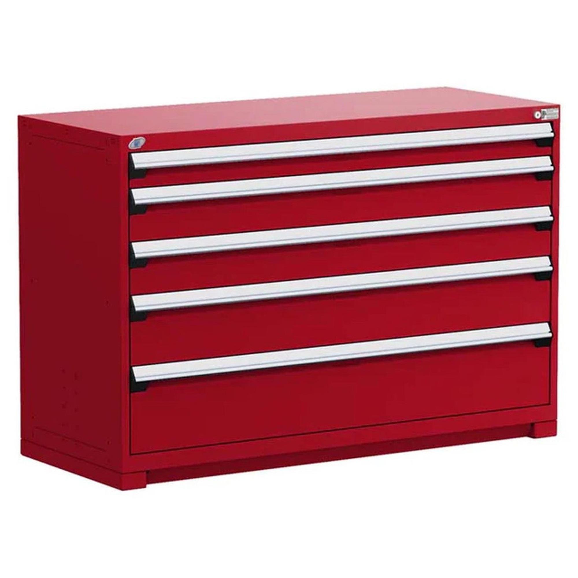 5-Drawer Heavy-Duty Modular Cabinet, 60"W x 27"D x 40"H - Without Dividers