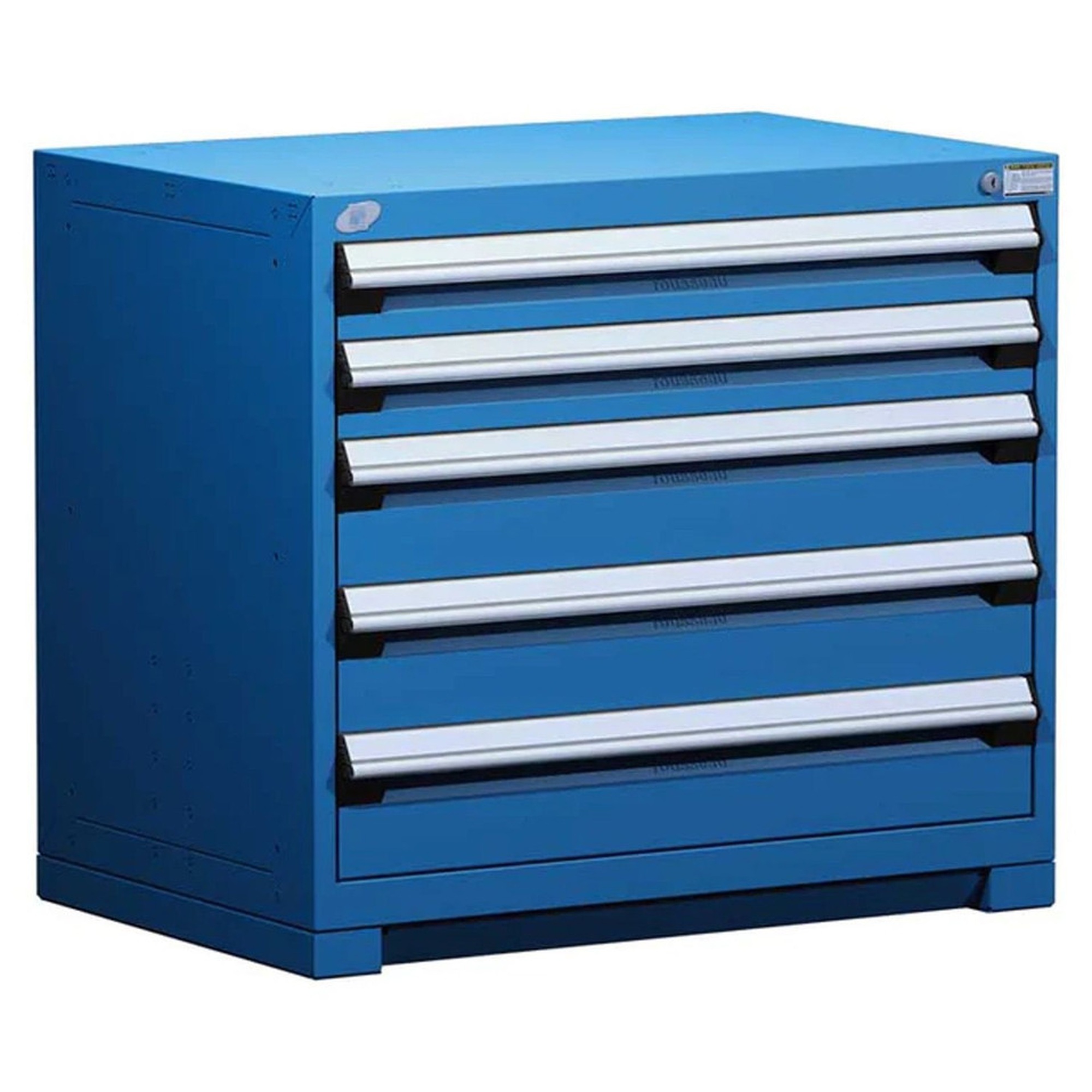 5-Drawer Heavy-Duty Modular Cabinet, 36"W x 18"D x 32"H - Without Dividers - Drawer heights: 2 4"H, 3 6"H