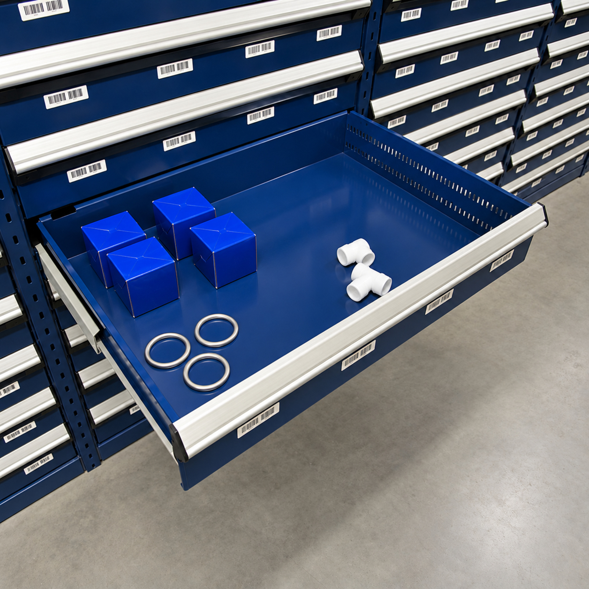 Rousseau drawer organization example