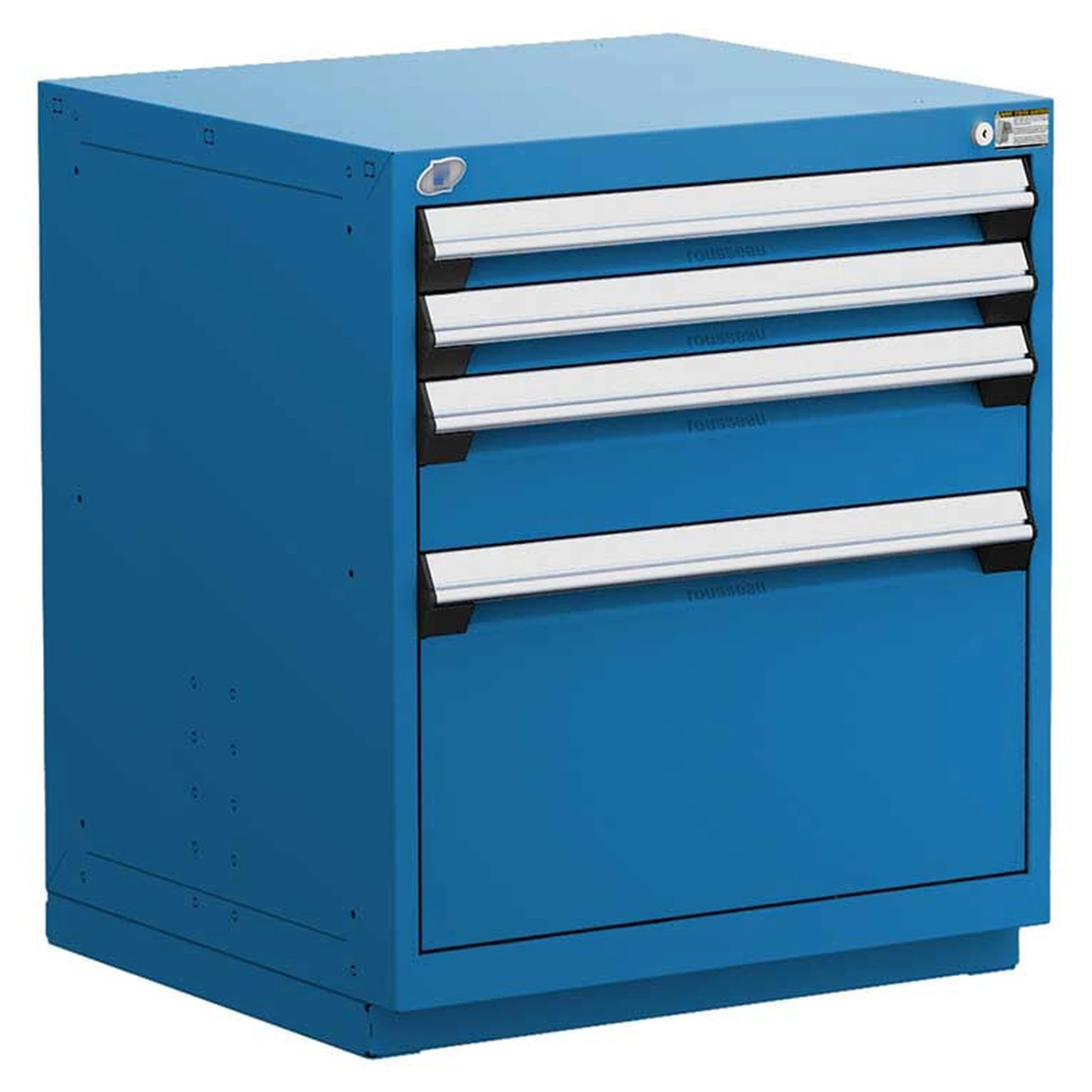 4-Drawer Heavy-Duty Modular Cabinet, 30"W x 21"D x 32"H - Without Dividers