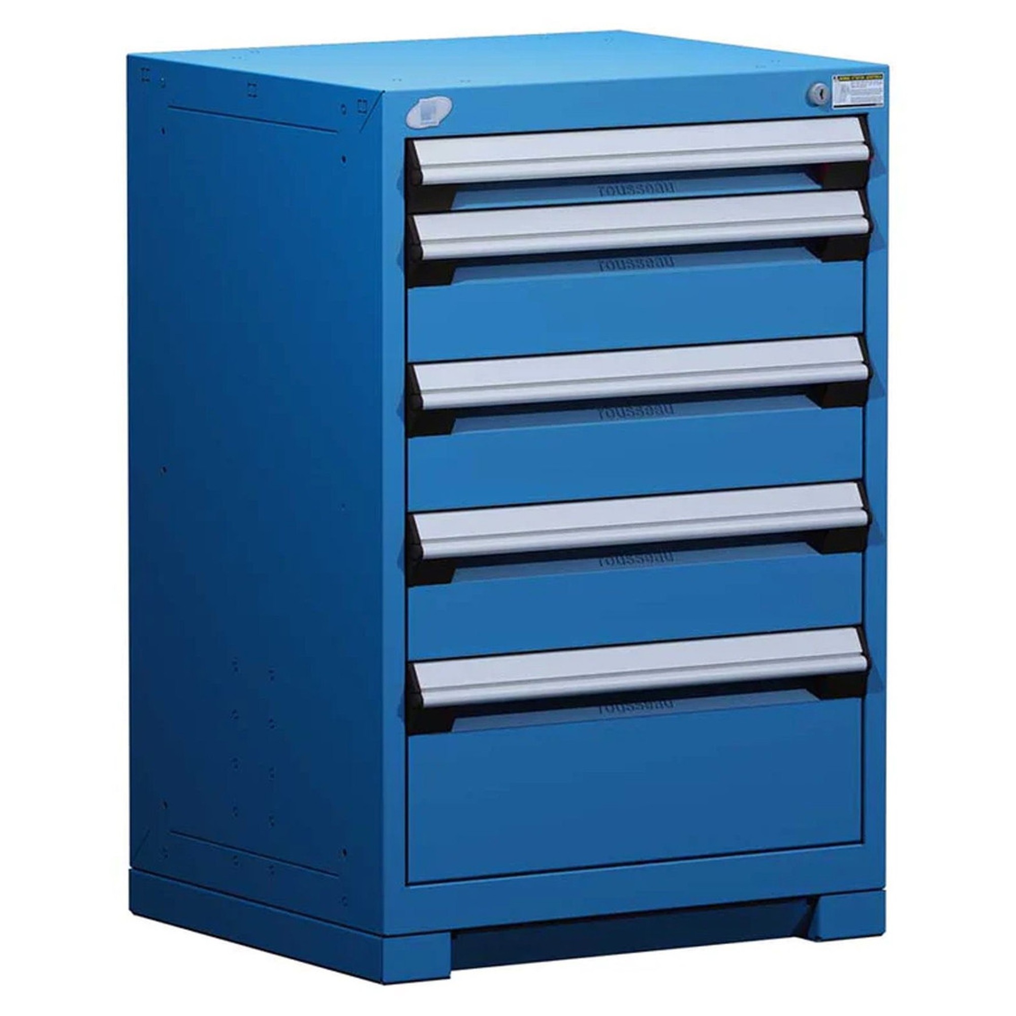 5-Drawer Heavy-Duty Modular Cabinet, 24"W x 27"D x 36"H - With Dividers