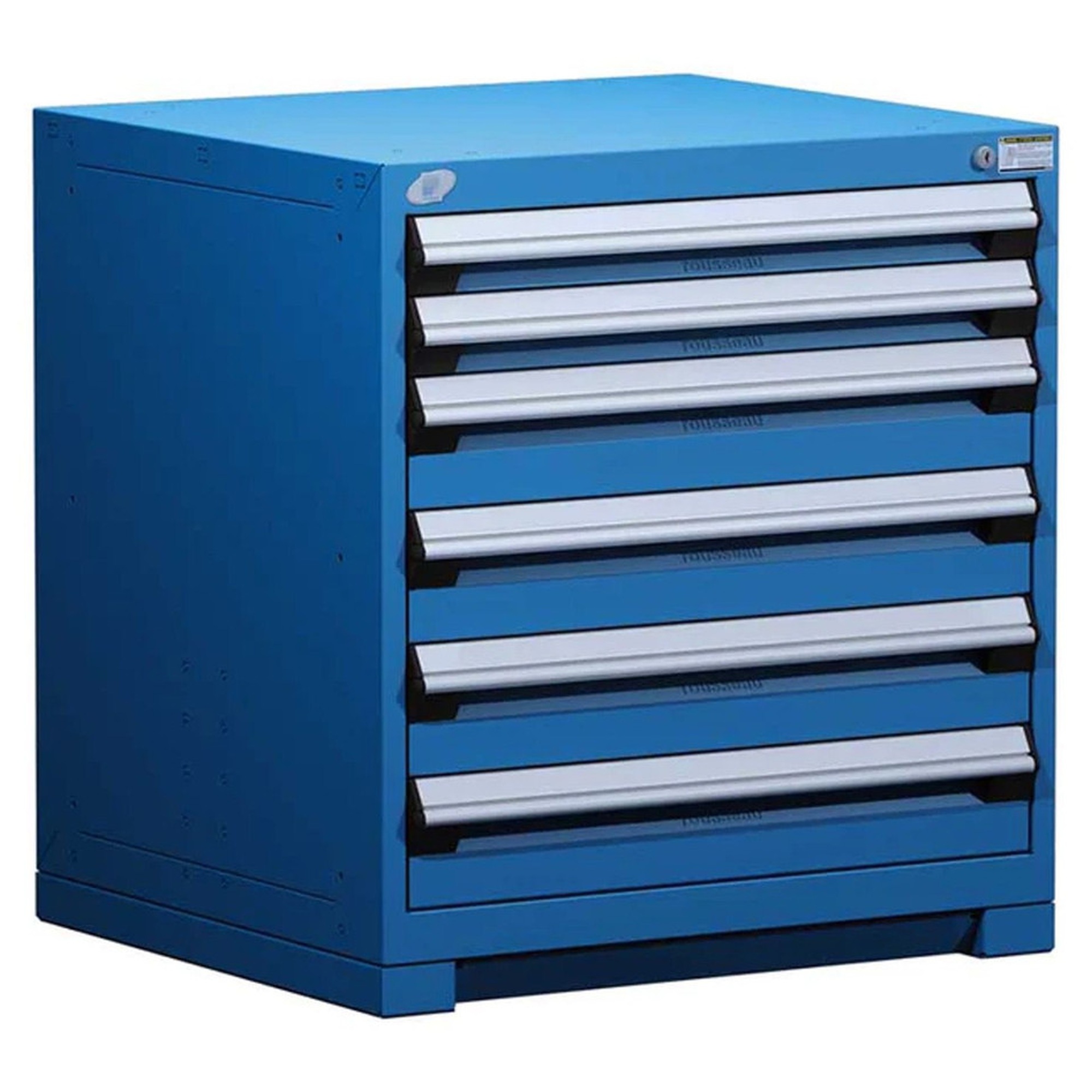 6-Drawer Heavy-Duty Modular Cabinet, 30"W x 21"D x 32"H - With Dividers - Drawer heights: 2 3"H, 4 5"H