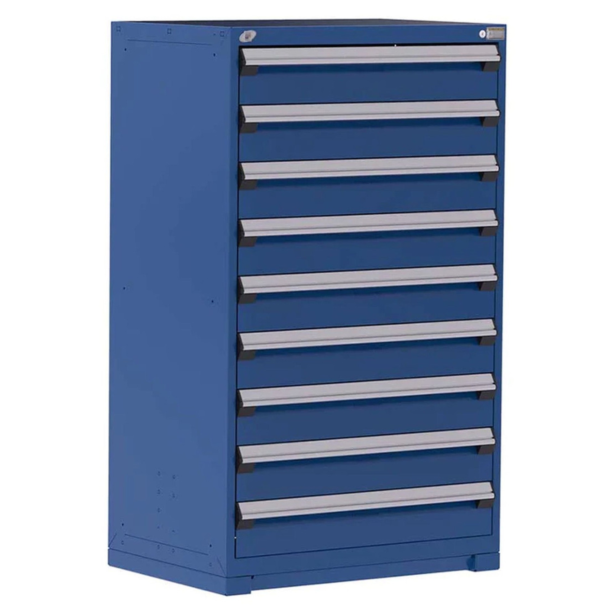 9-Drawer Heavy-Duty Modular Cabinet, 36"W x 24"D x 60"H - With Dividers - Drawer heights: Nine 6"H