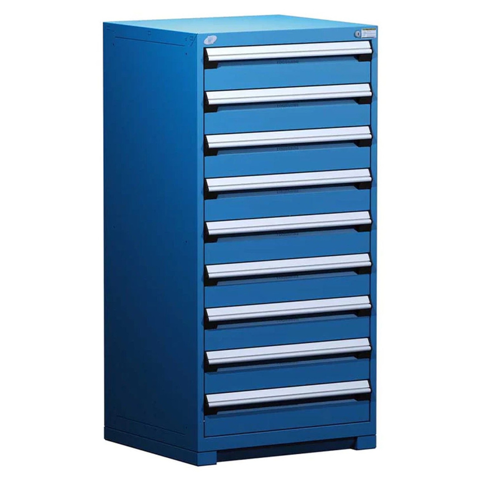 9-Drawer Heavy-Duty Modular Cabinet, 30"W x 21"D x 60"H - Without Dividers - Drawer heights: Nine 6"H