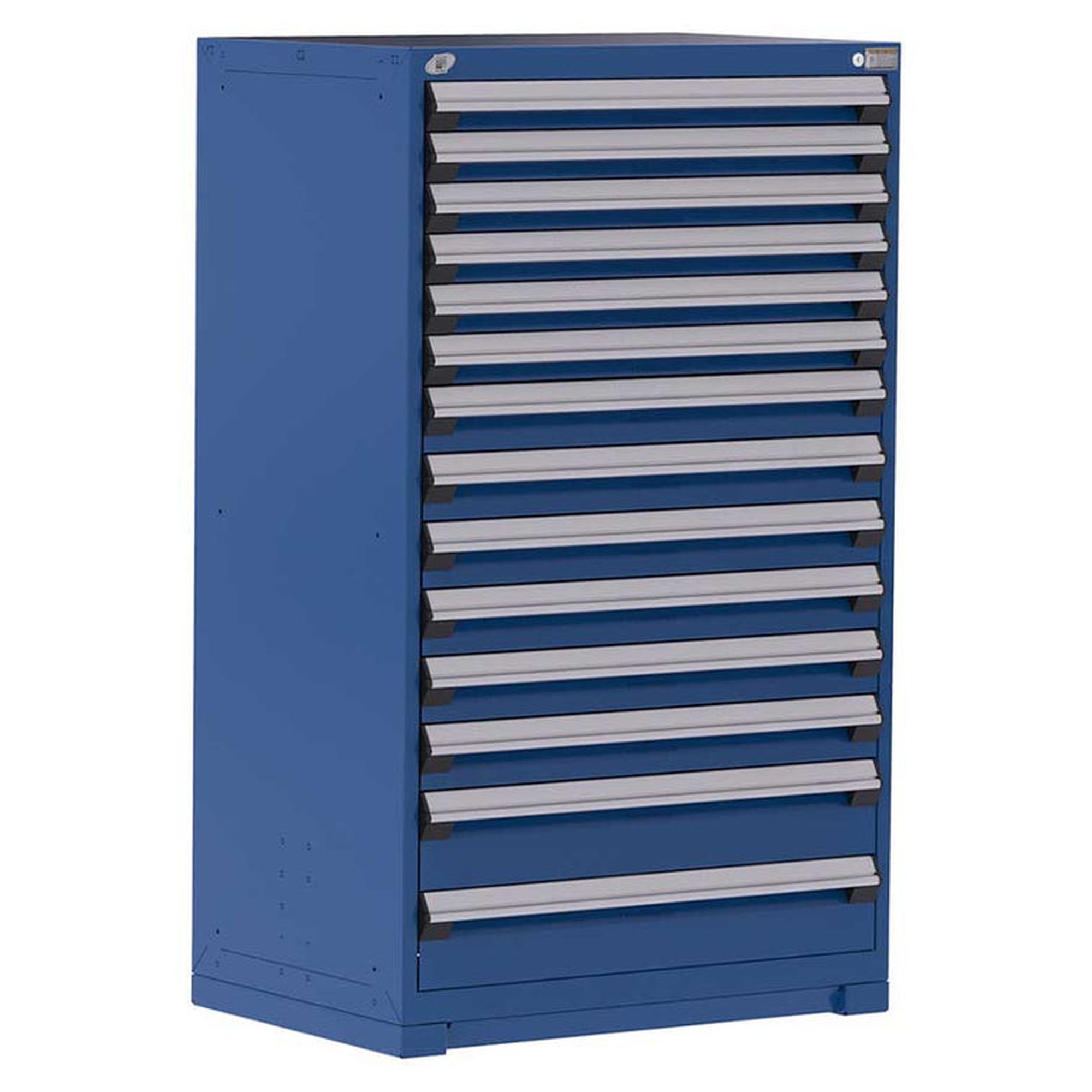 14-Drawer Heavy-Duty Modular Cabinet, 36"W x 24"D x 60"H - With Dividers