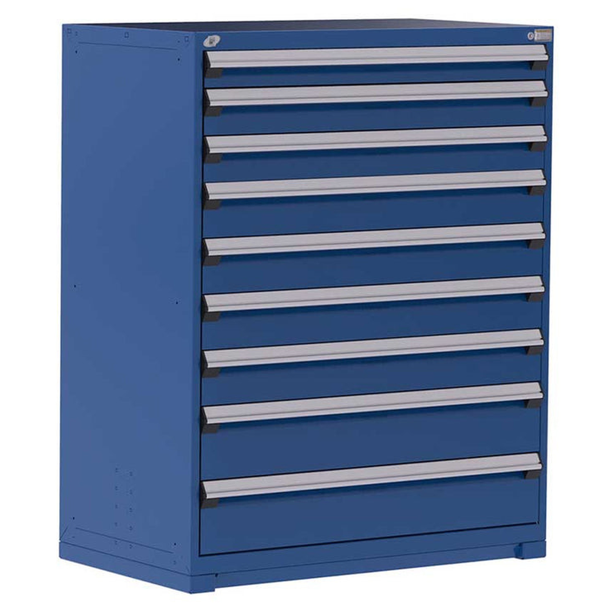 10-Drawer Heavy-Duty Modular Cabinet, 48"W x 27"D x 60"H - With Dividers