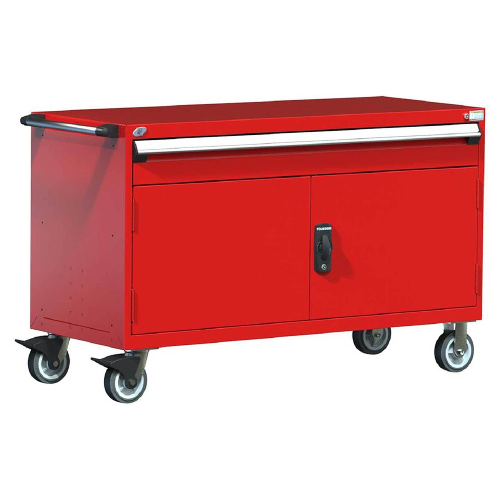 1-Drawer Heavy-Duty Mobile Cabinet, 60"W x 27"D x 37.5"H - Without Dividers