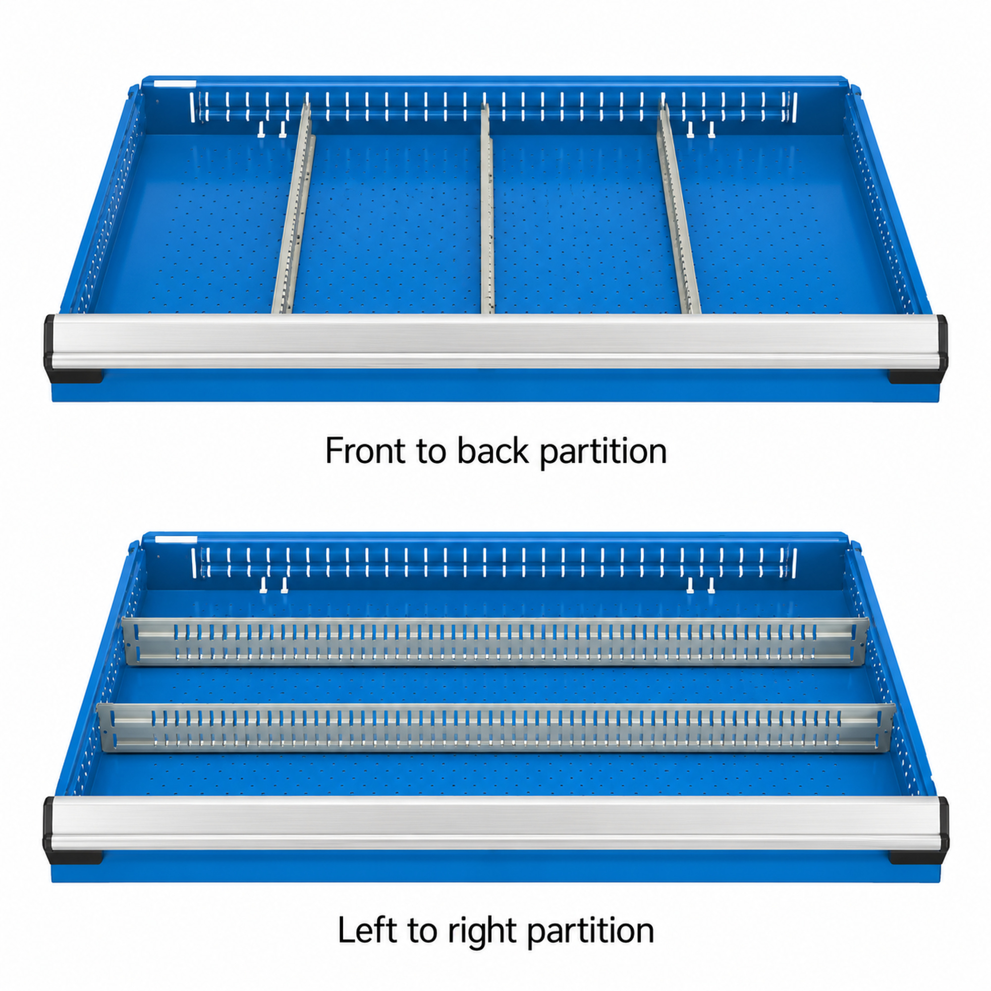 Rousseau drawer partition layout example