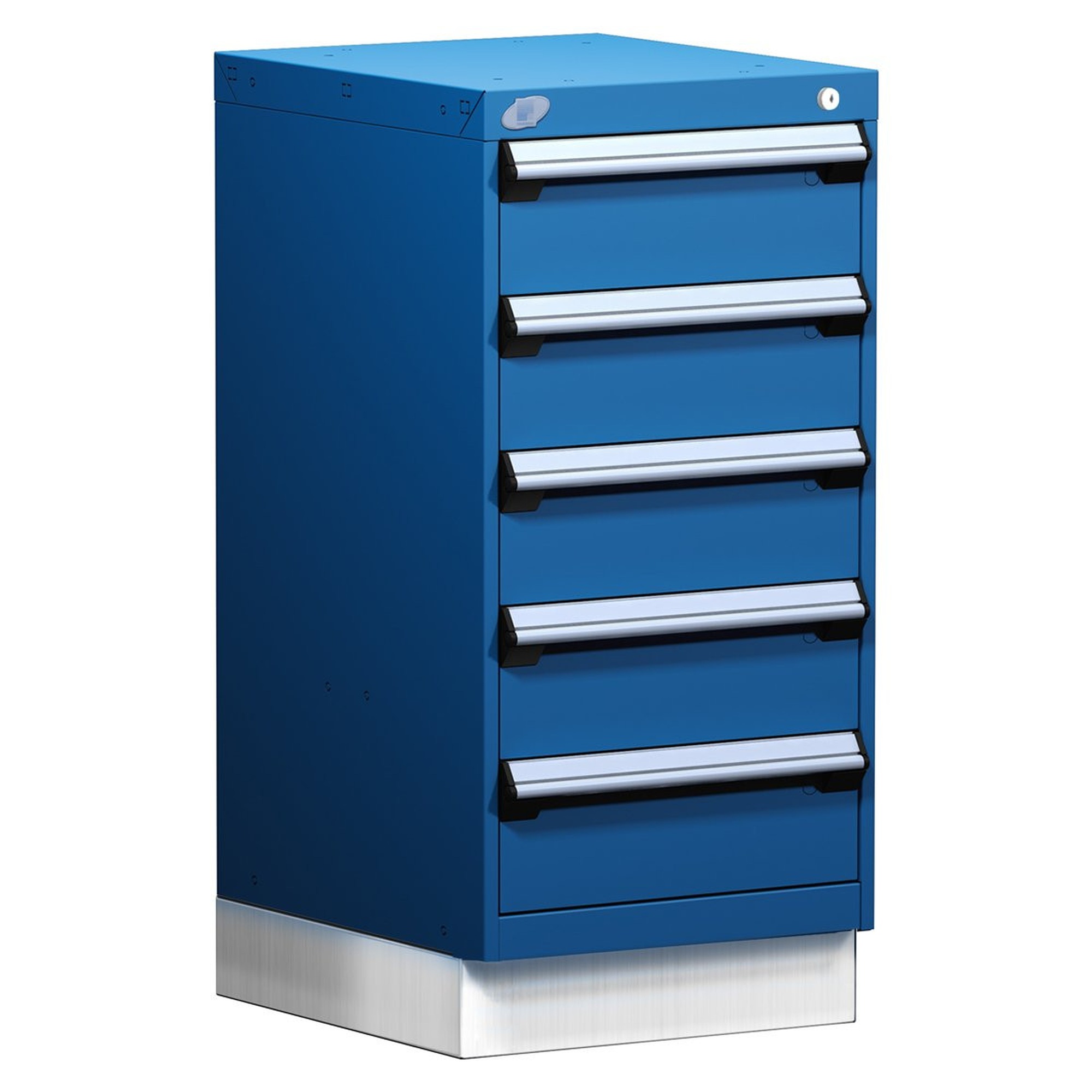 6-Drawer Modular Cabinet, 18"W x 21"D x 38"H - With Dividers - L3ABD-3405L3D