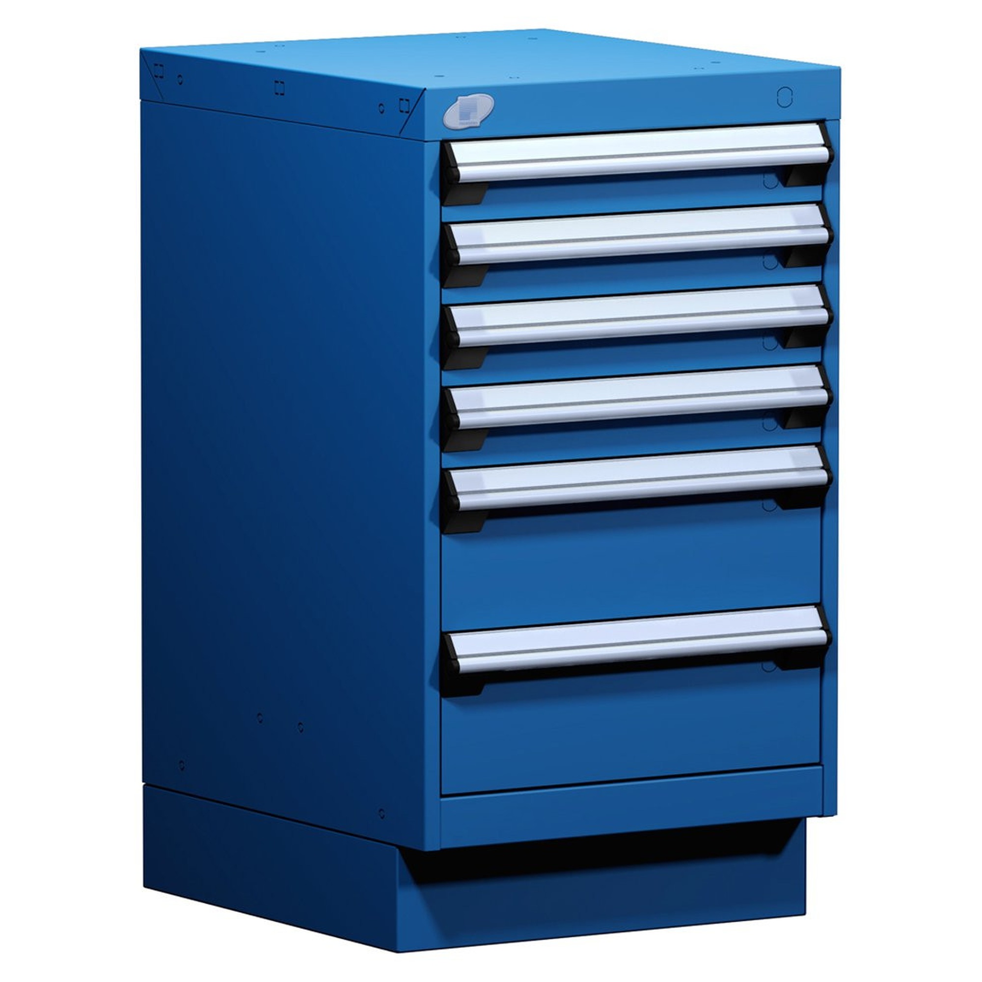 6-Drawer Modular Cabinet, 18"W x 21"D x 32"H - With Dividers