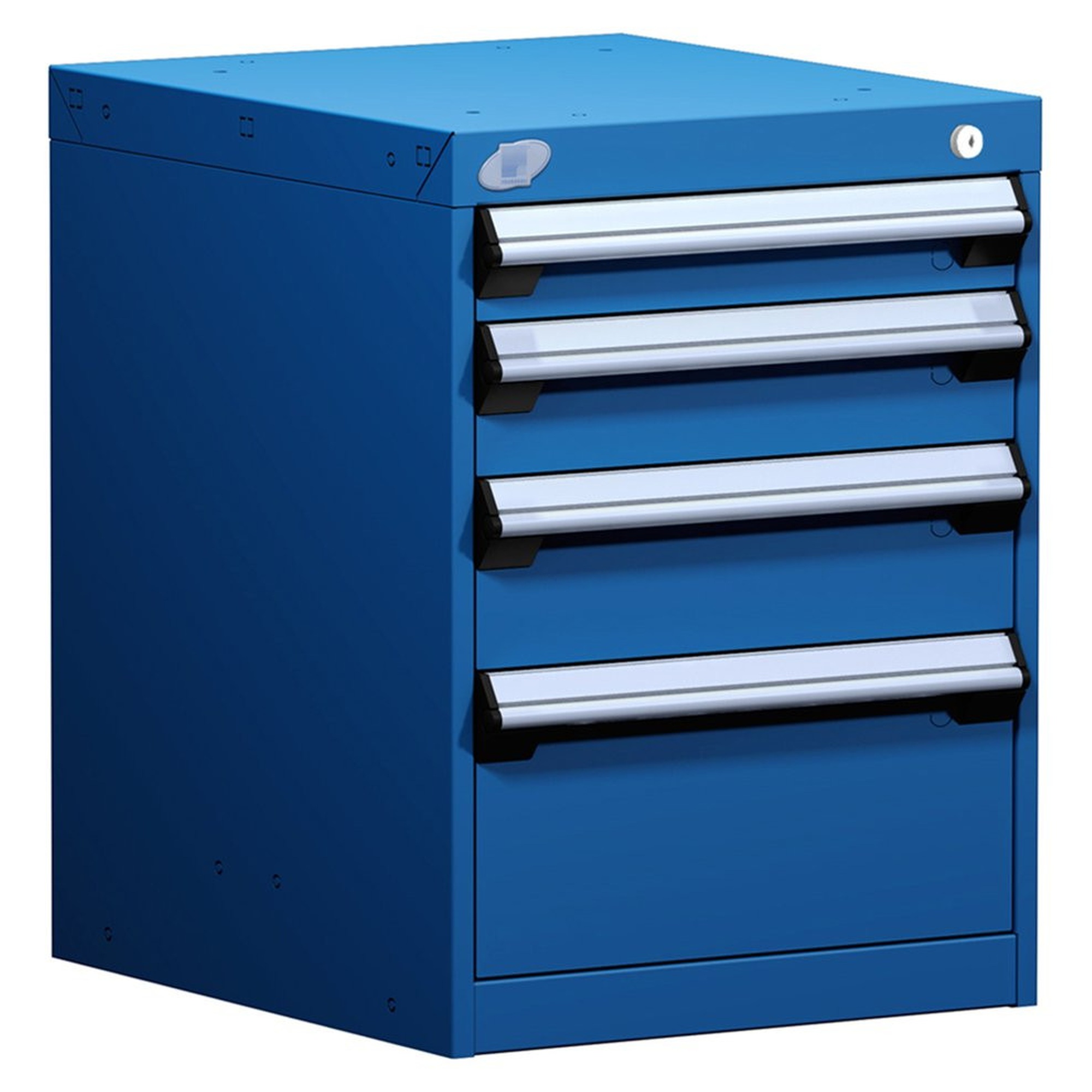 4-Drawer Modular Cabinet, 18"W x 21"D x 24"H - Without Dividers - L3ABD-2404L3