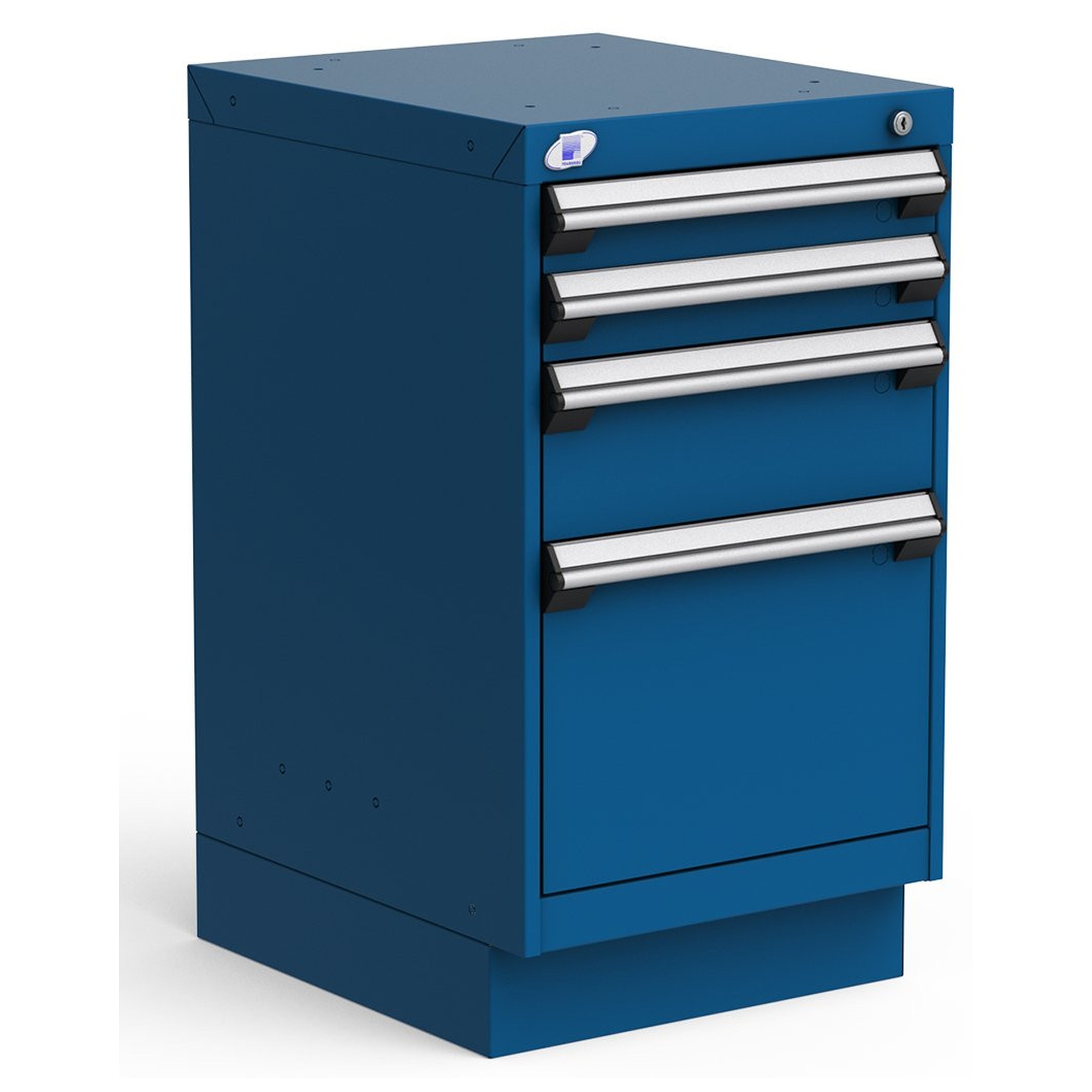 4-Drawer Modular Cabinet, 18"W x 21"D x 32"H - Without Dividers - L3ABD-2808L3C