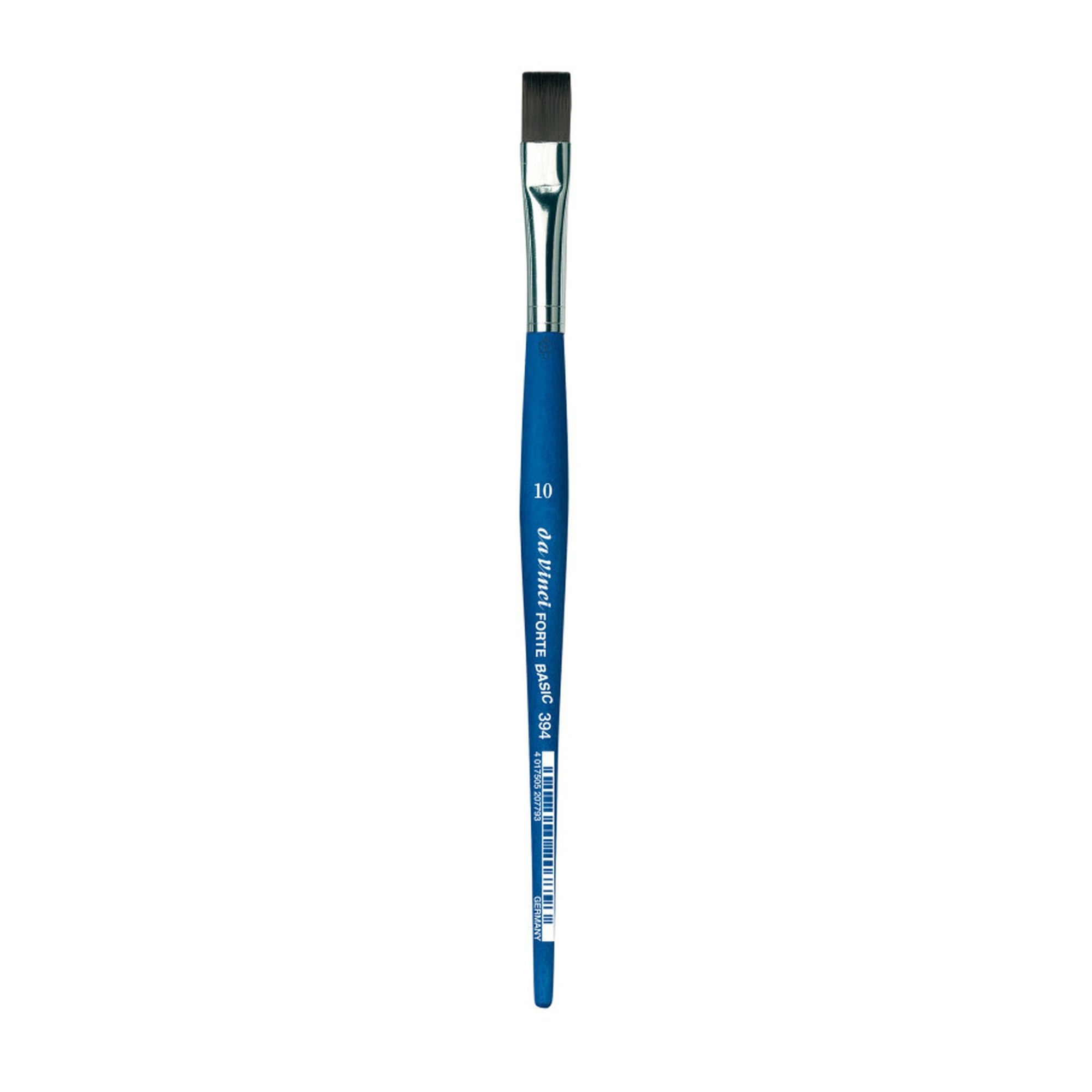Forte Basic Size 10 Flat Synthetic Acrylic Student Brush