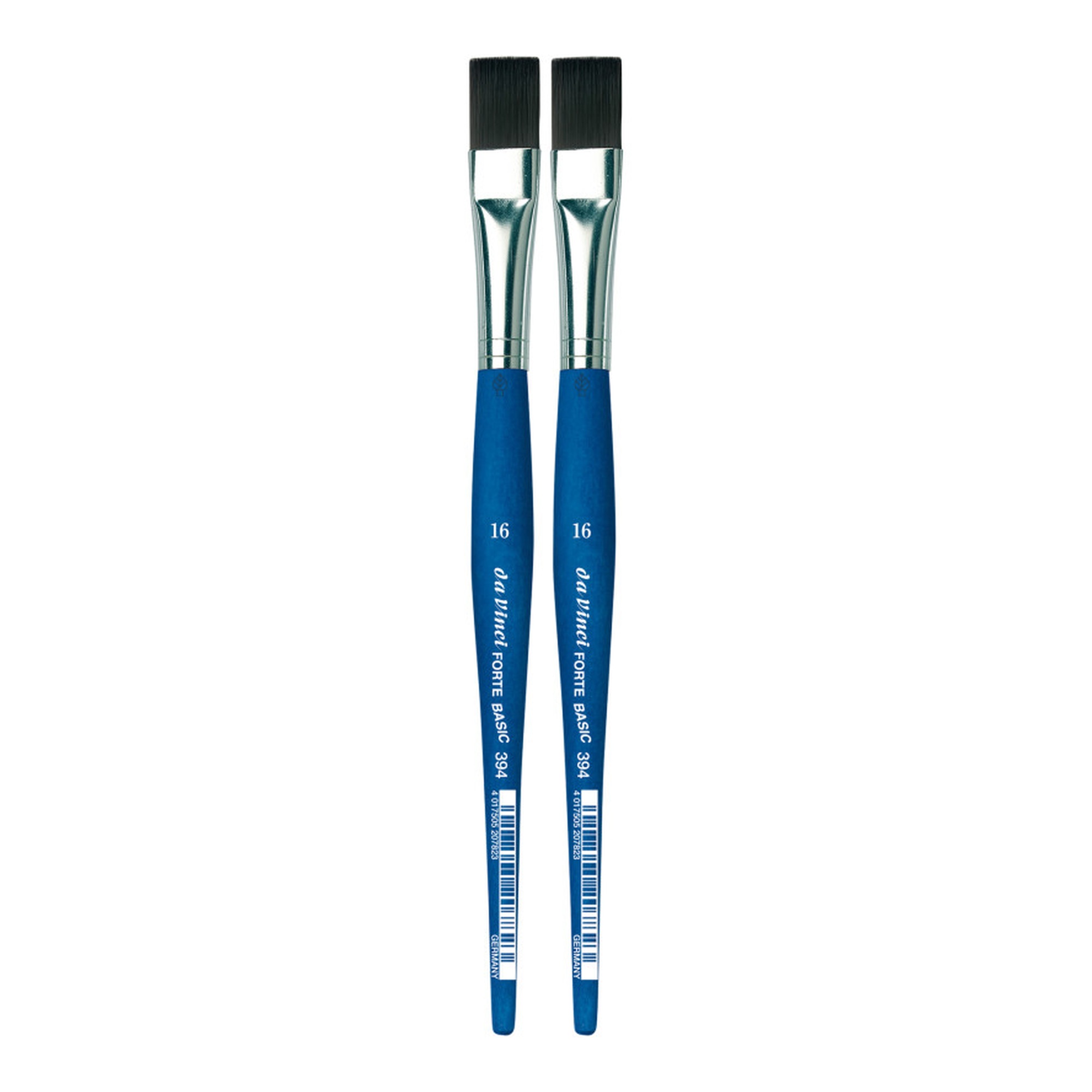 Student Flat Acrylic Brush, Synthetic, Size 16, 2-Pack