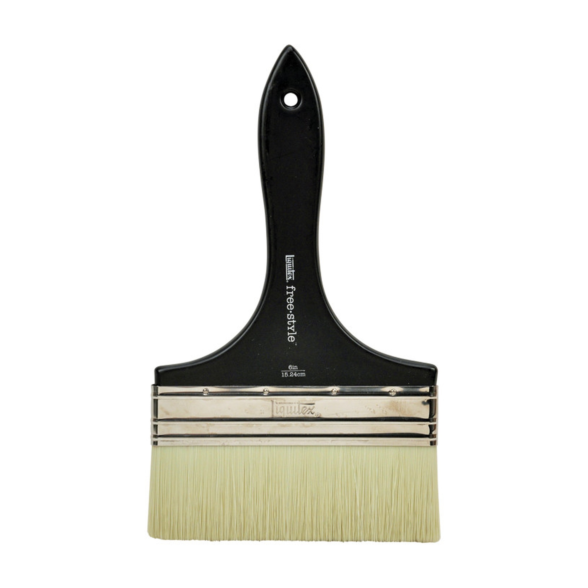 6-Inch Broad Flat Varnish Brush with Short Handle