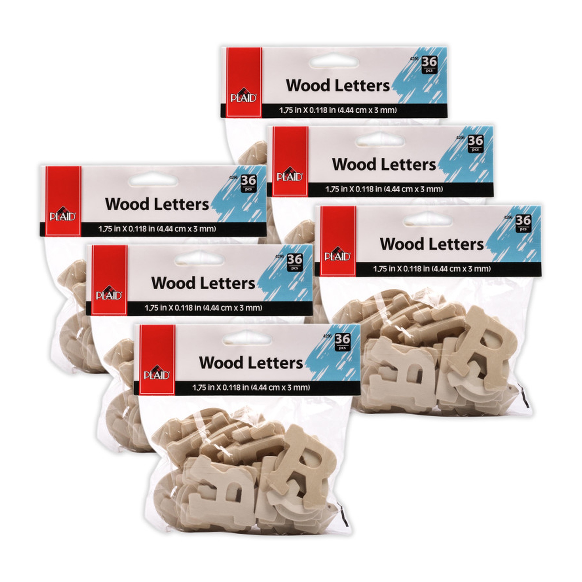 Fun Font Wood Letter Pack, 216 Pieces