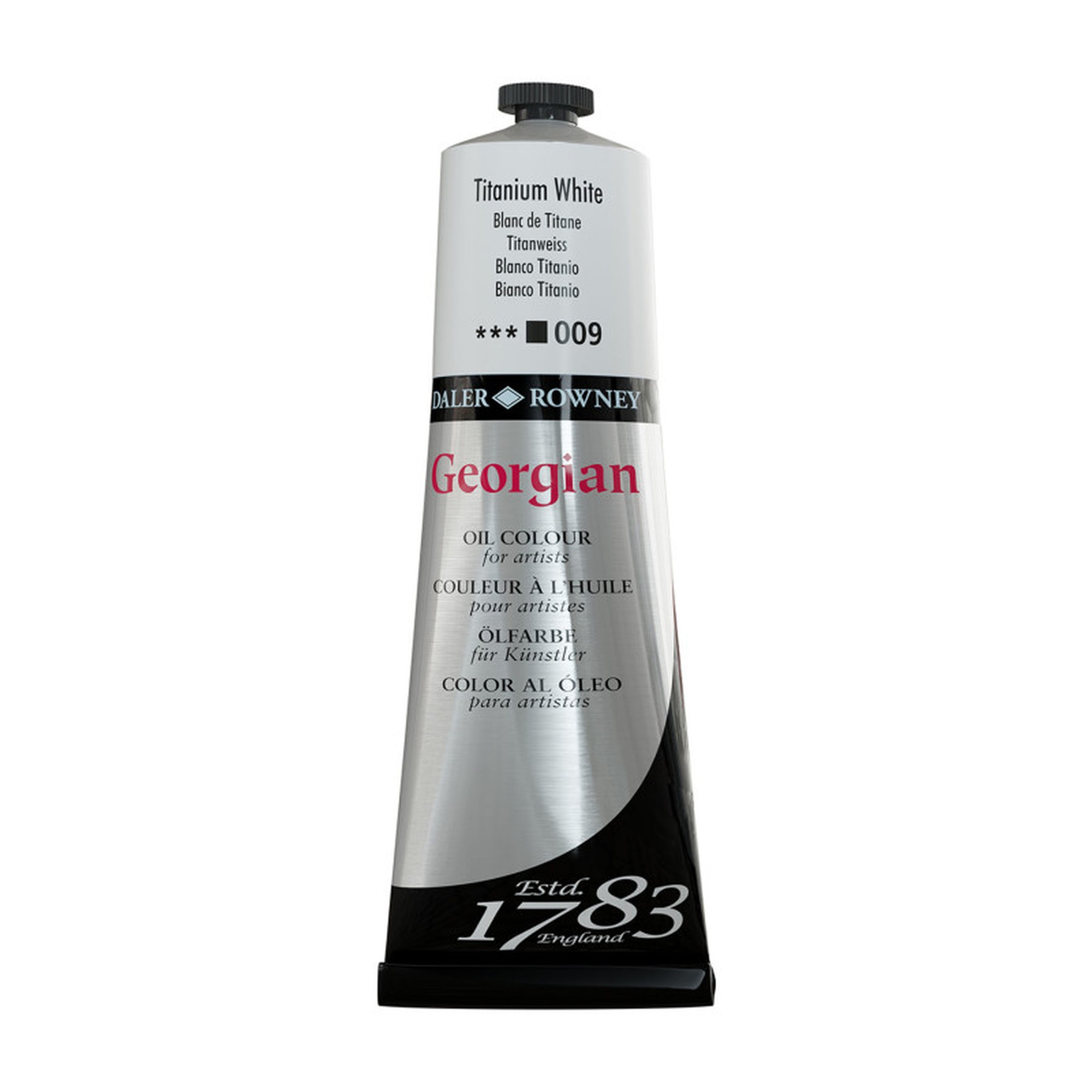 Georgian Oil Paint, Titanium White, 225 mL Tube