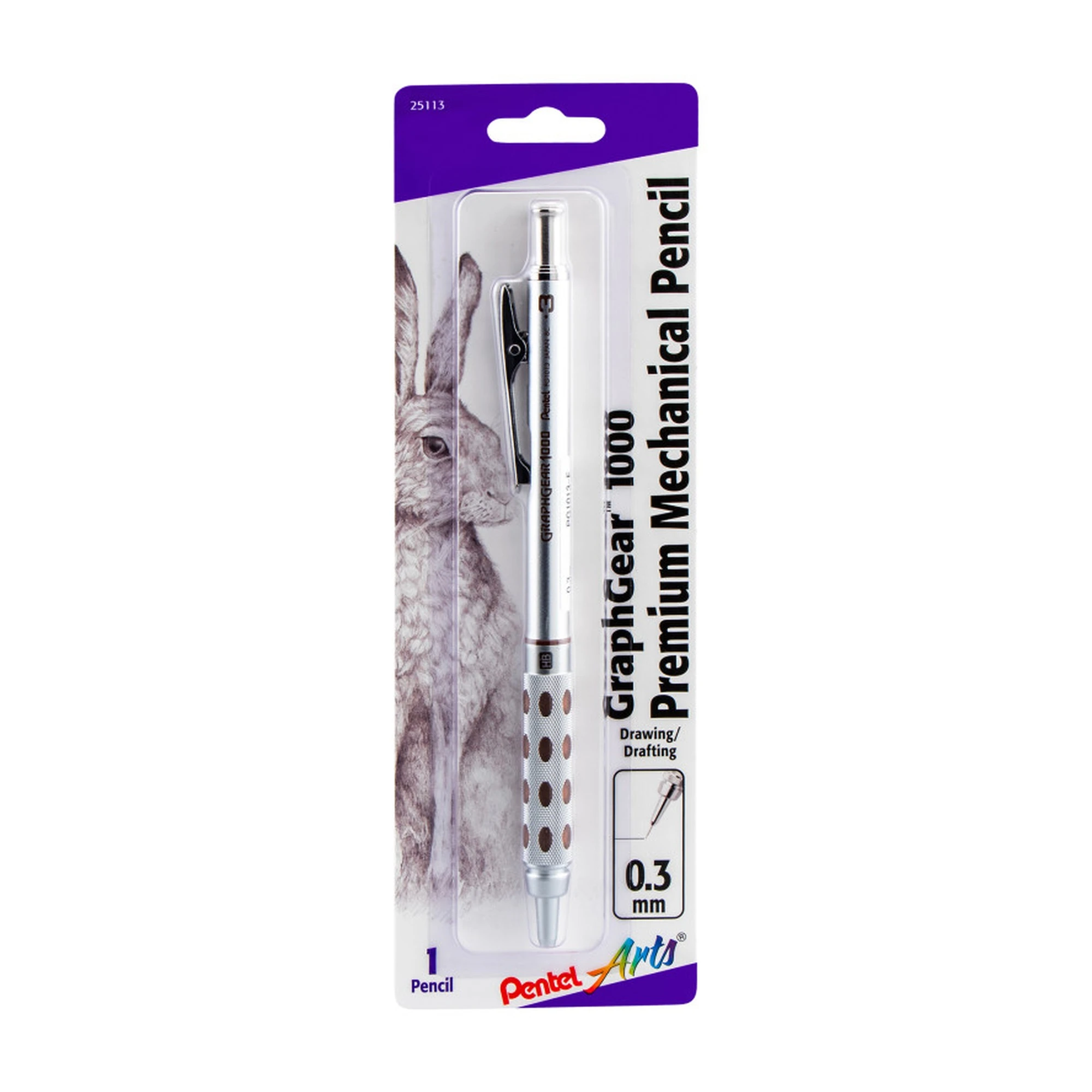 0.3 mm Mechanical Drafting Pencil with Retractable Tip
