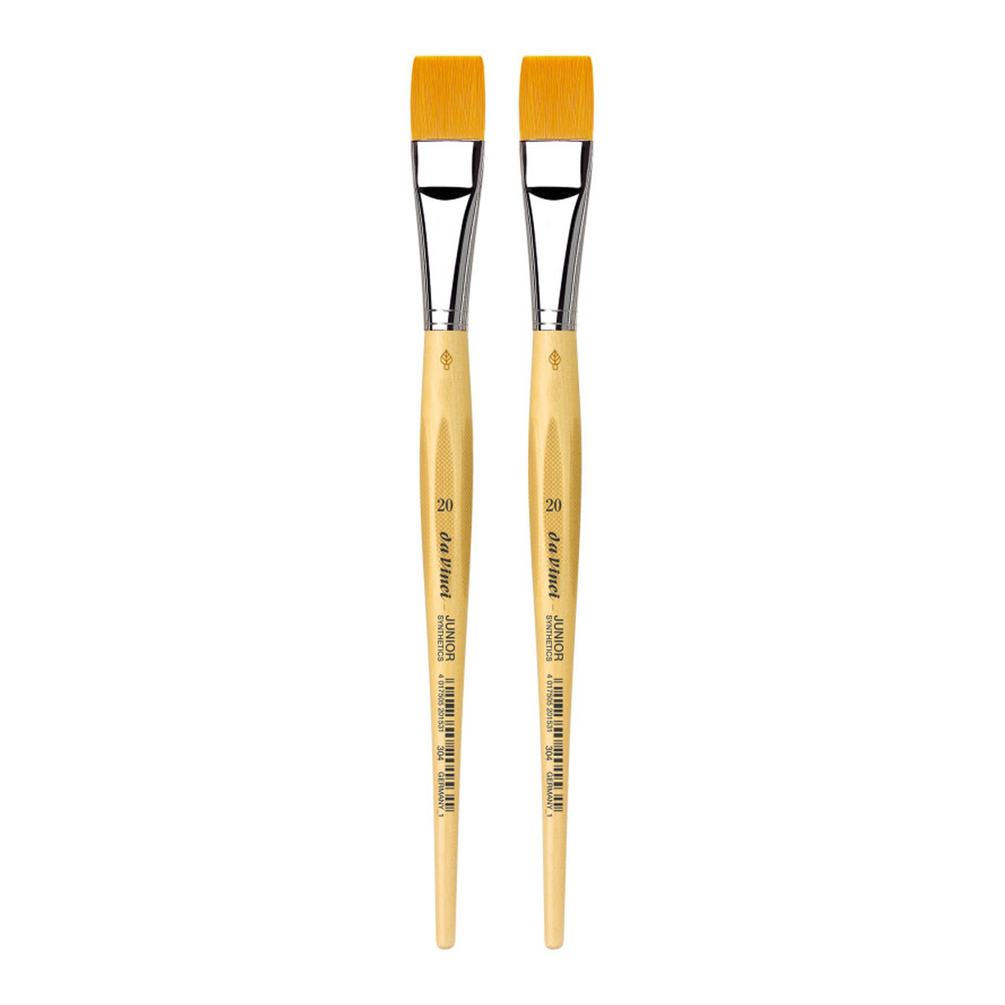 Junior Synthetic Round Tempera Paint Brushes, Size 20, Pack of 2