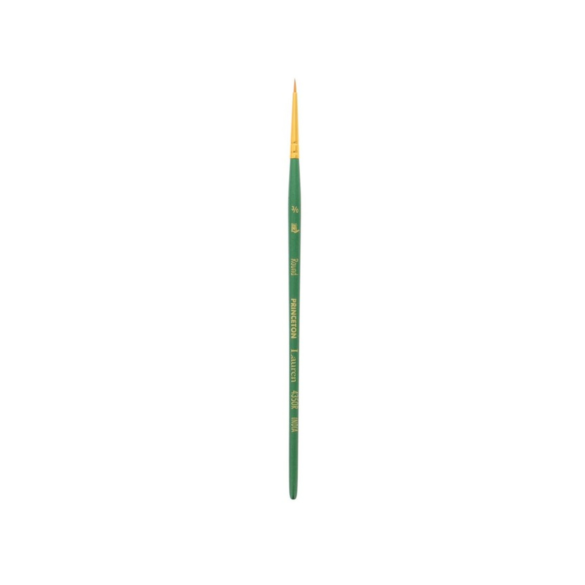 Size 3/0 Synthetic Round Watercolor Paintbrush, Evergreen