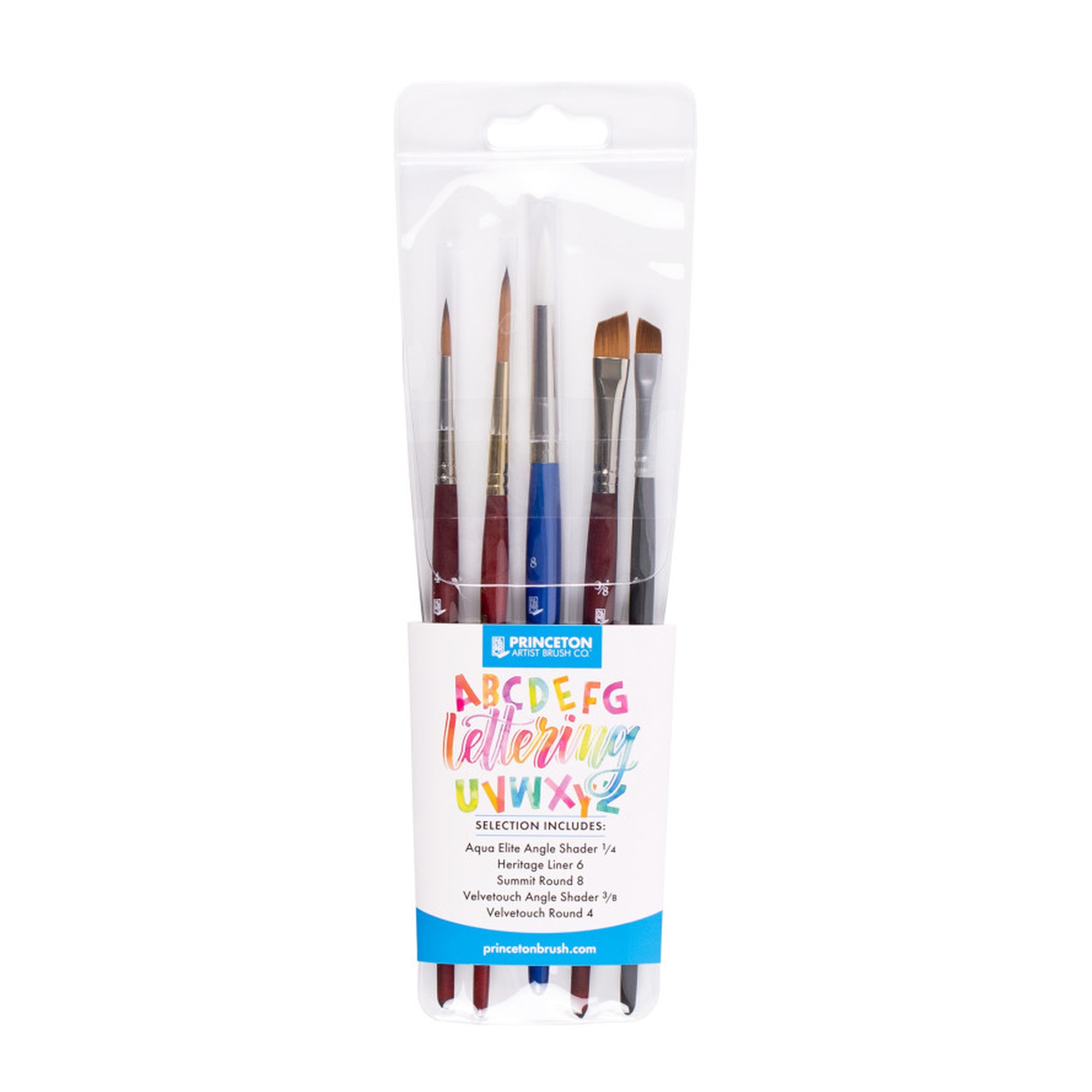 5-Piece Synthetic Lettering Brush Set