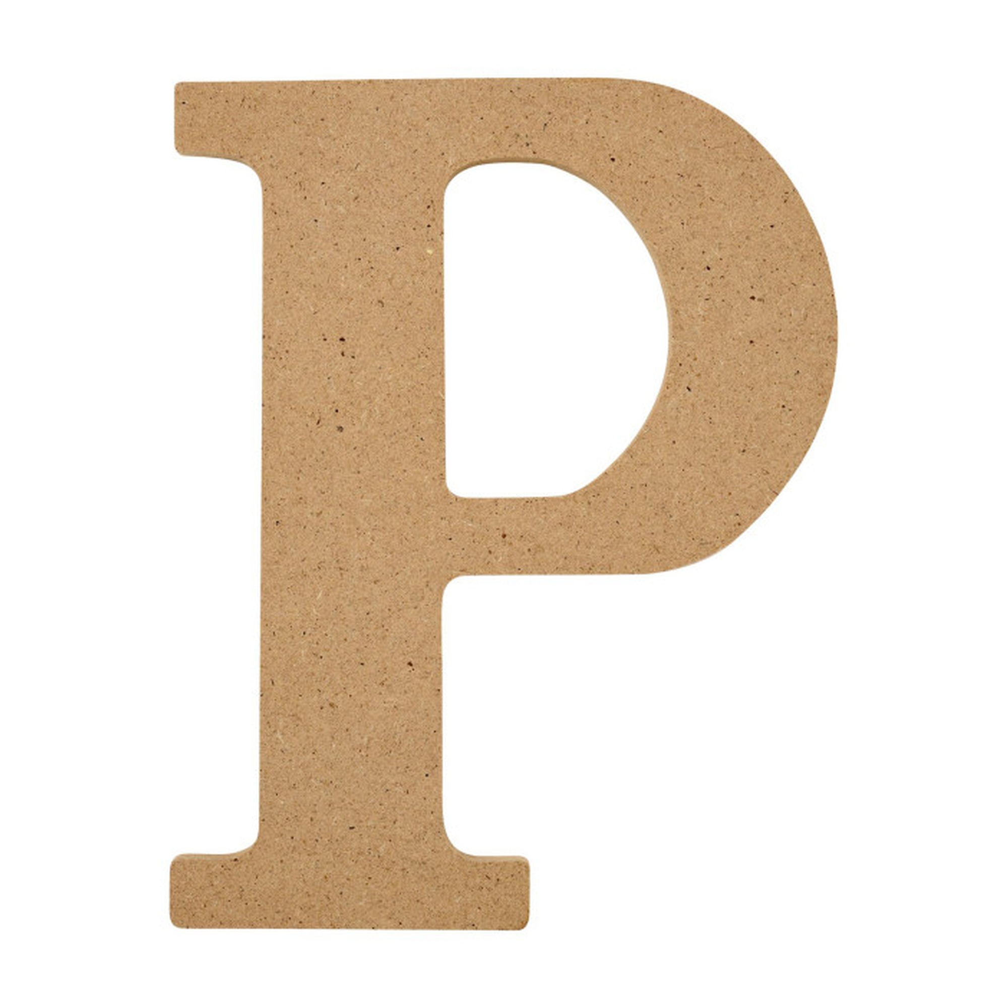 5-Inch MDF Letter P