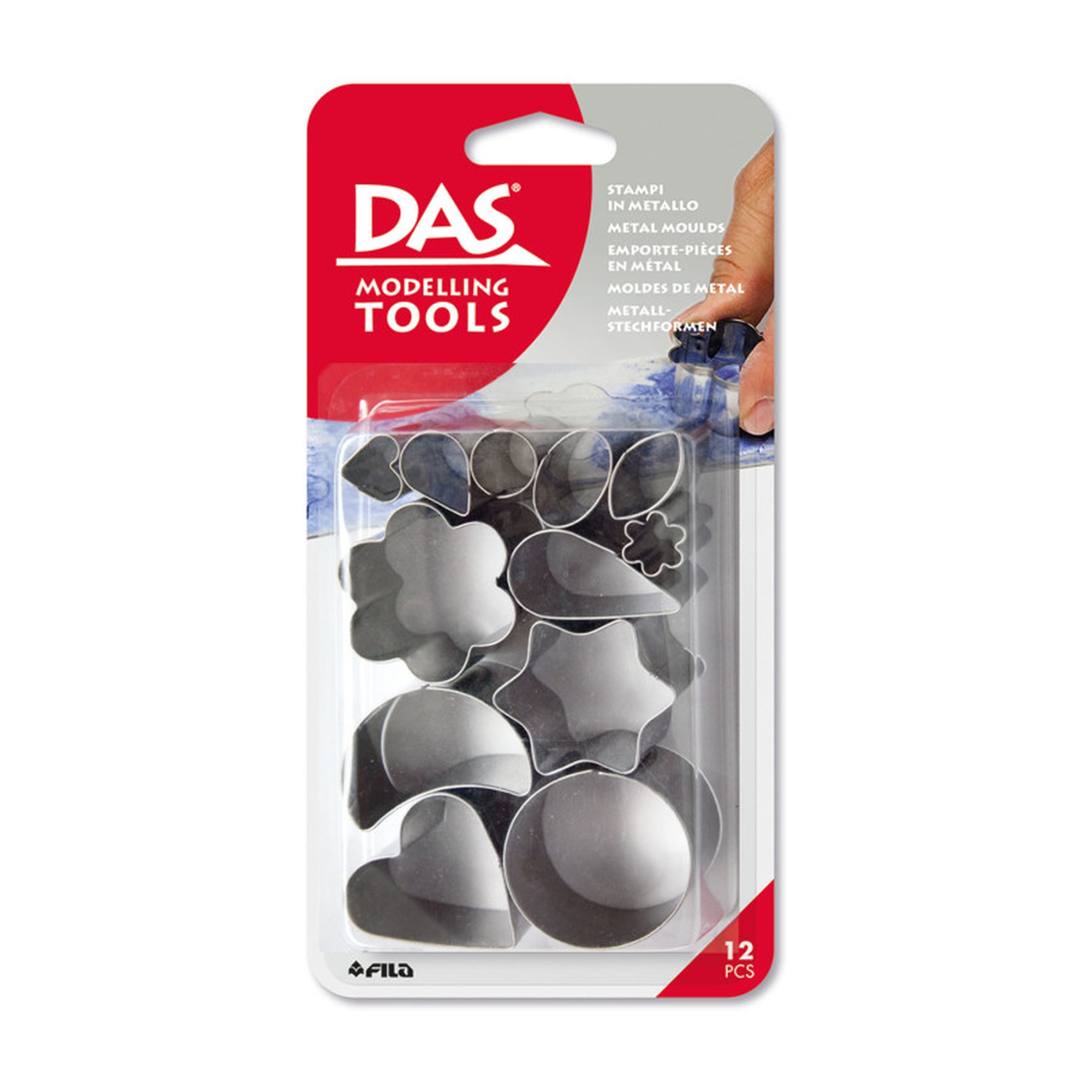 Metal Modeling Clay Cutter Set, 12 Pieces