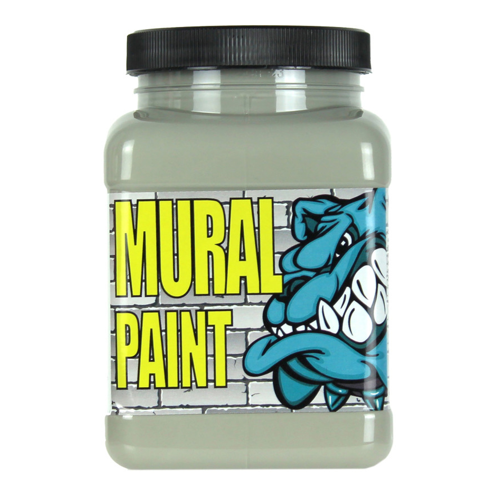 Fog Gray Acrylic Mural Paint, 1 Pint