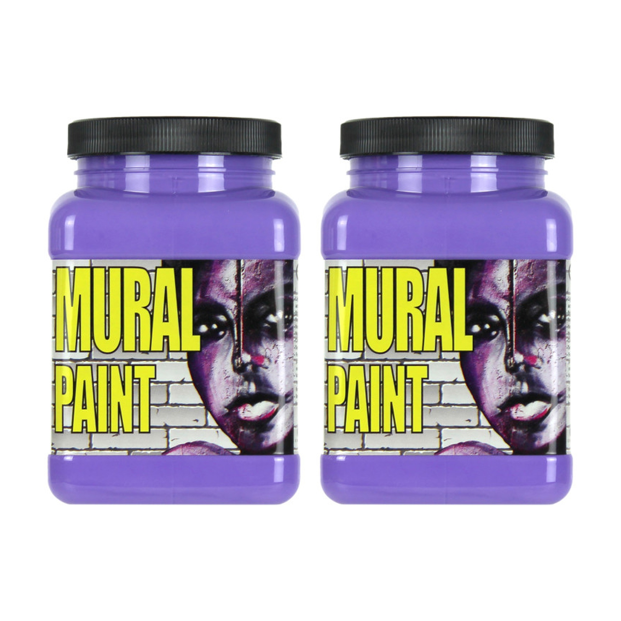 Light Purple Acrylic Mural Paint, Pint Jars, Pack of 2