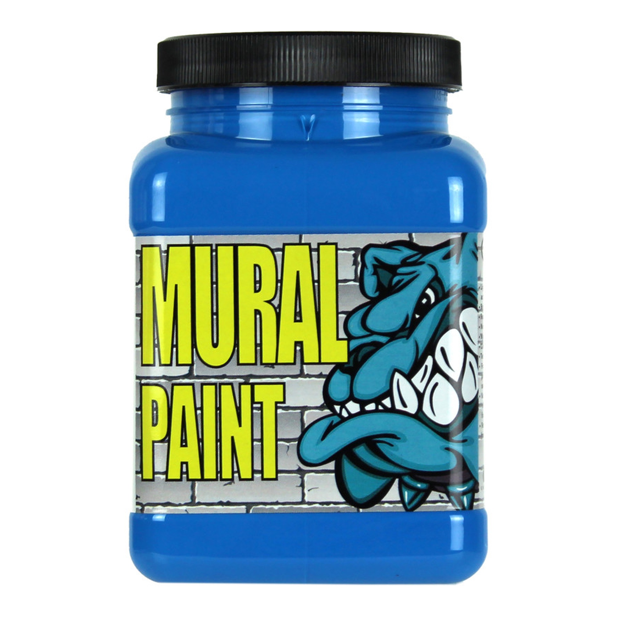 Peacock Cerulean Blue Hue Acrylic Mural Paint, 1 Pint