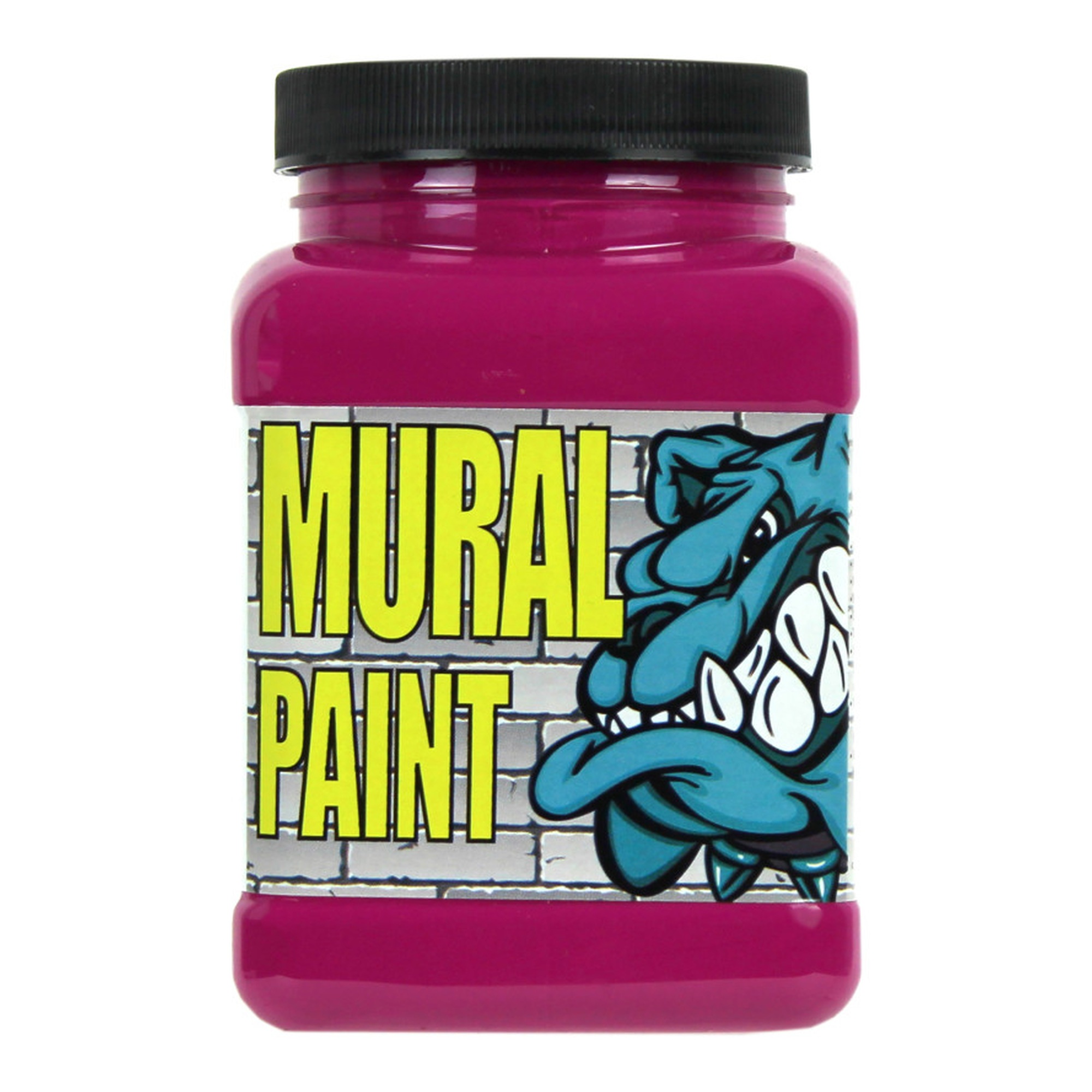 Outdoor Acrylic Mural Paint, Pucker Magenta, 1 Pint