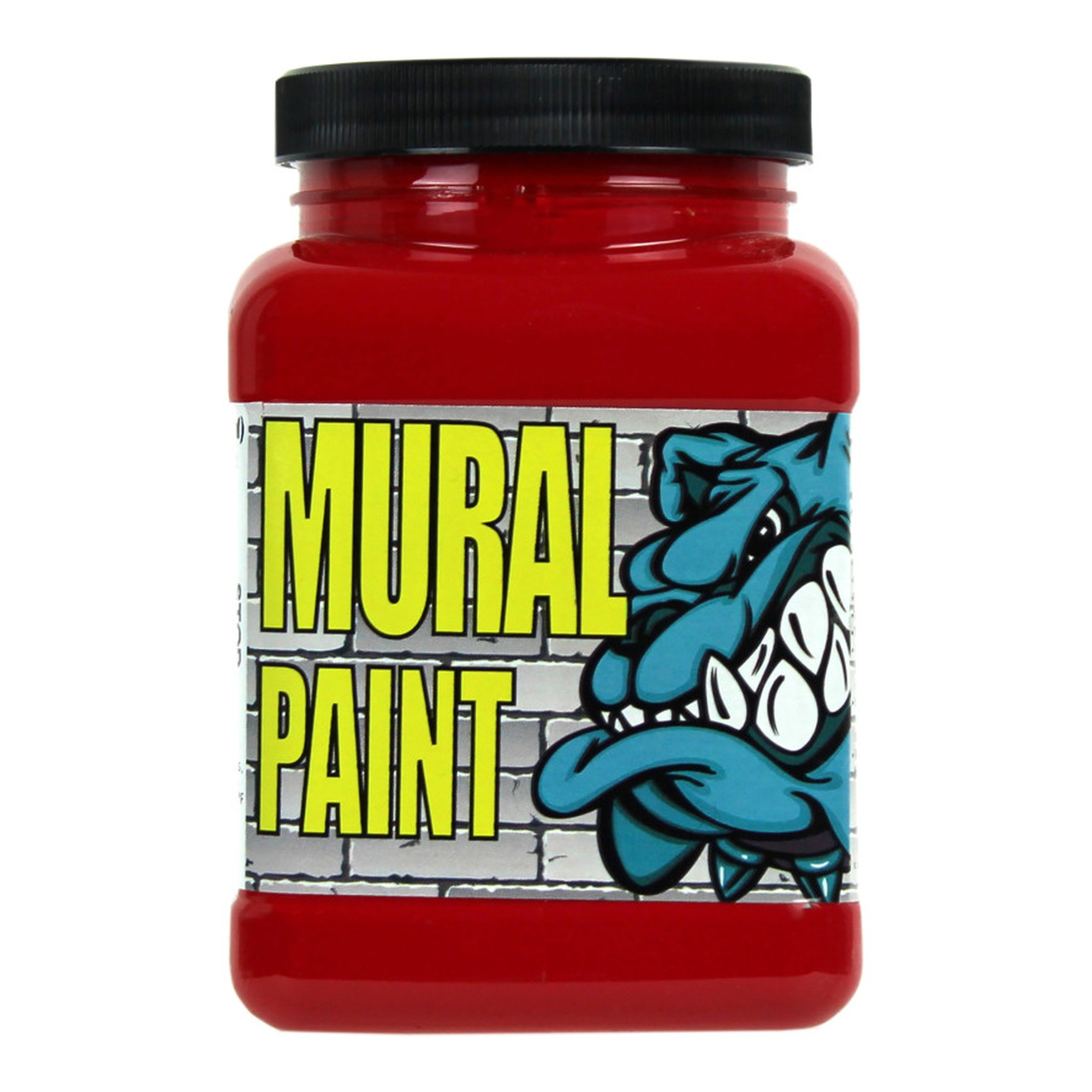 Stop Red Acrylic Mural Paint, 1 Pint