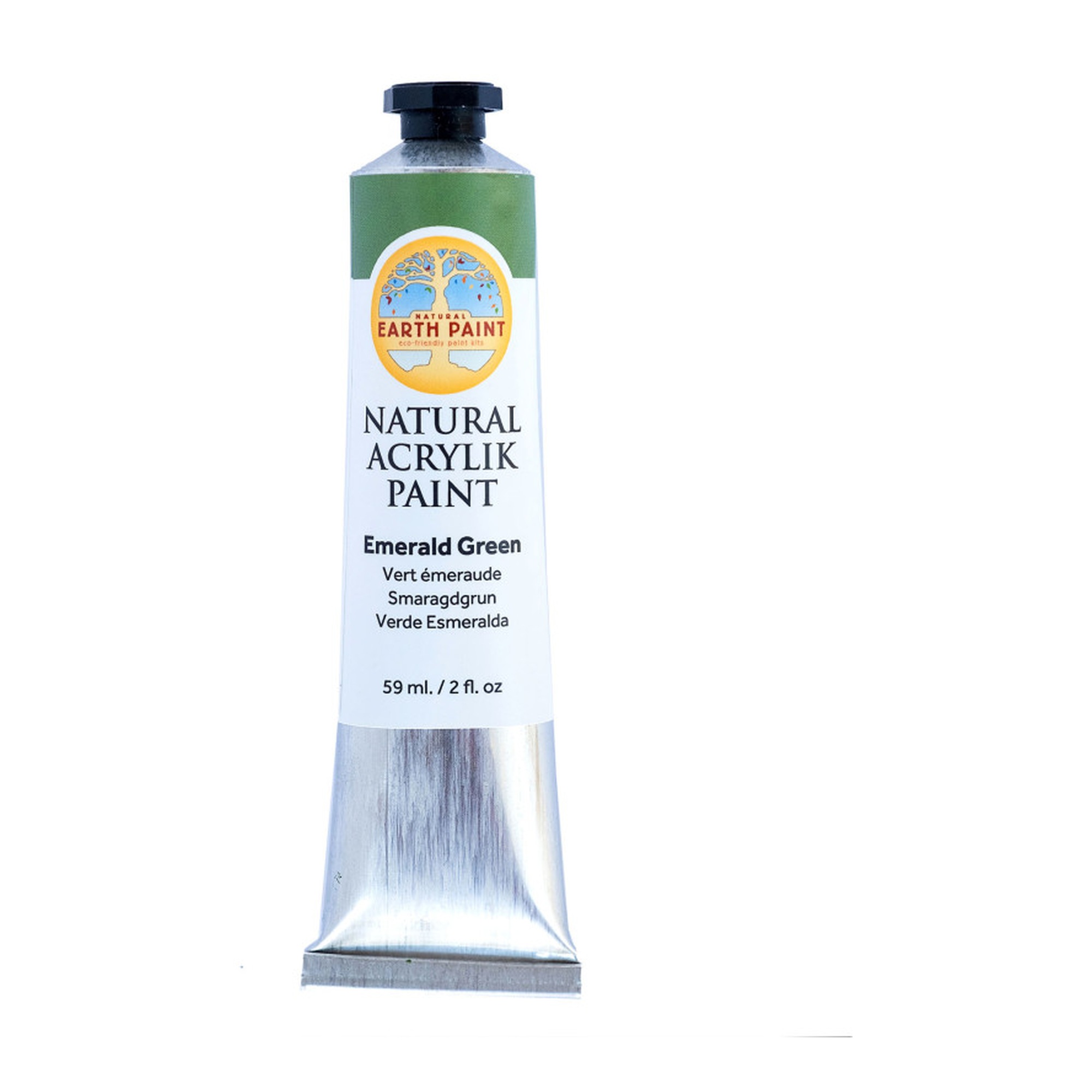 Emerald Green Natural Acrylik Paint, 2 oz