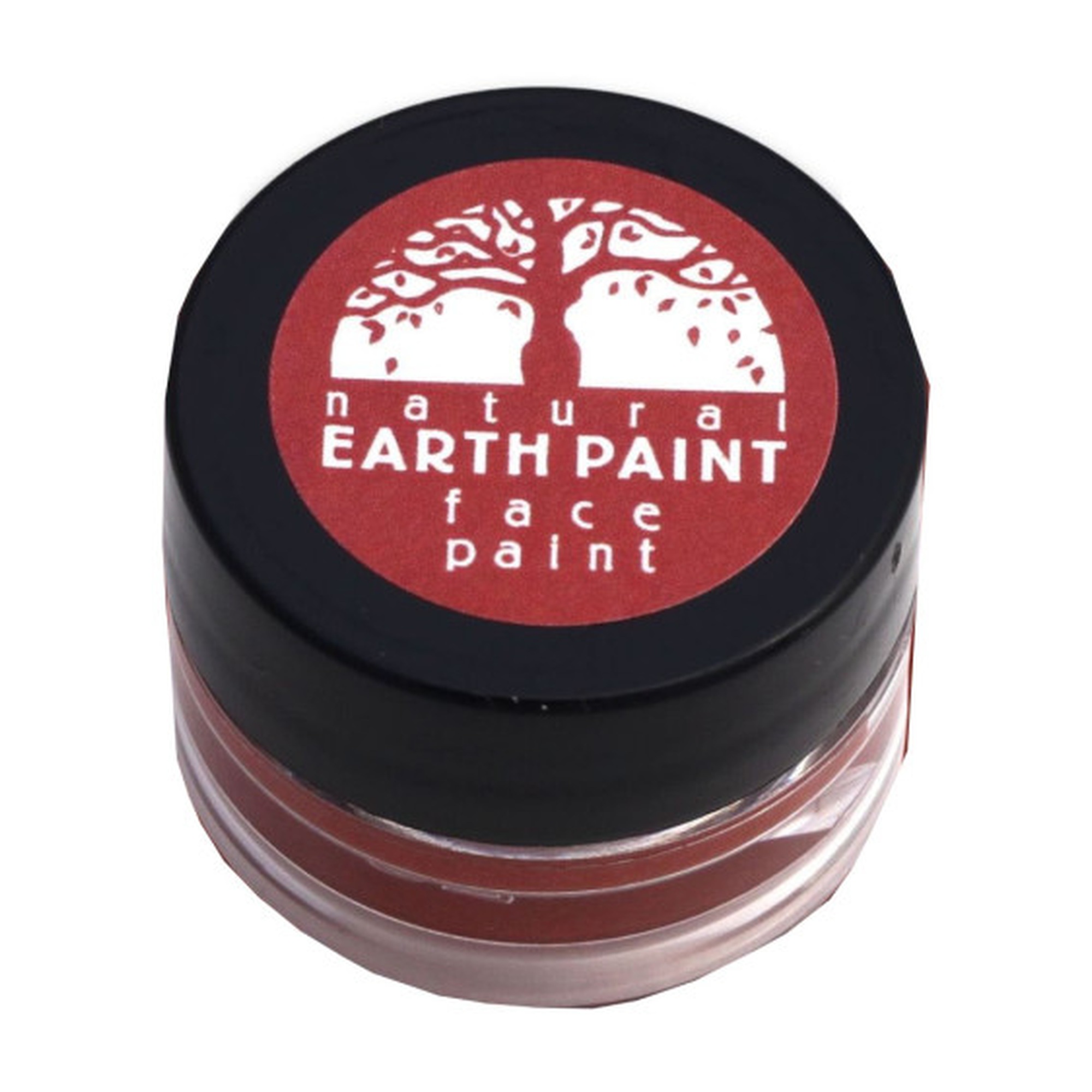 Red Natural Face Paint, 0.4 oz Jar