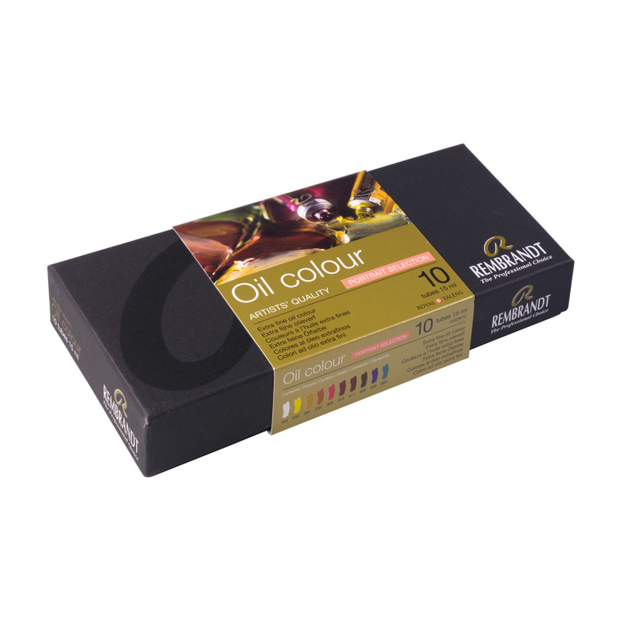 Portrait Oil Paint Set, 10 Tubes, 15 mL Each