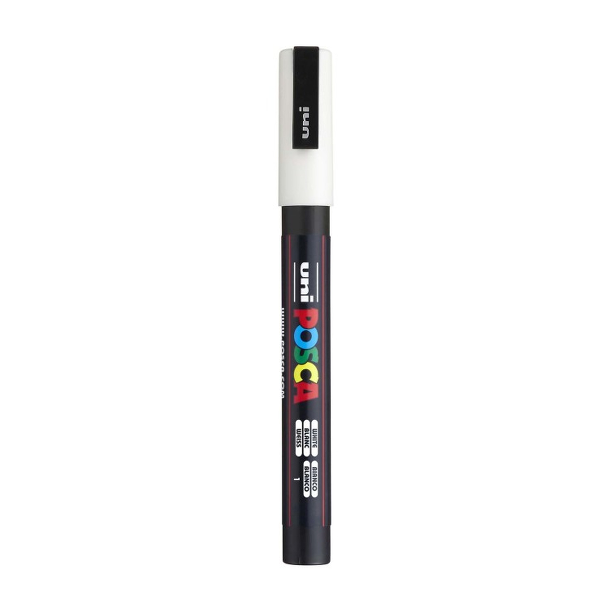 White Fine Bullet Tip Paint Marker