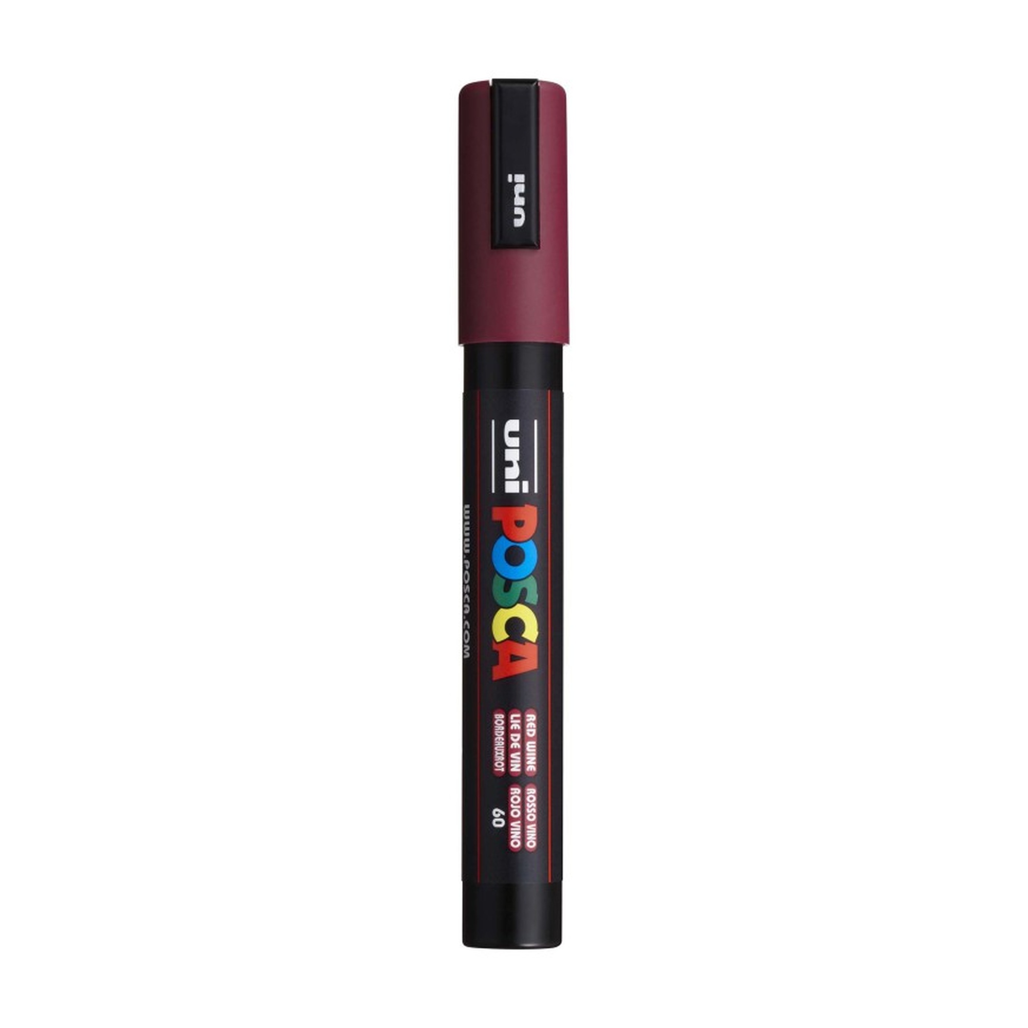Medium Bullet Tip Paint Marker, Red Wine