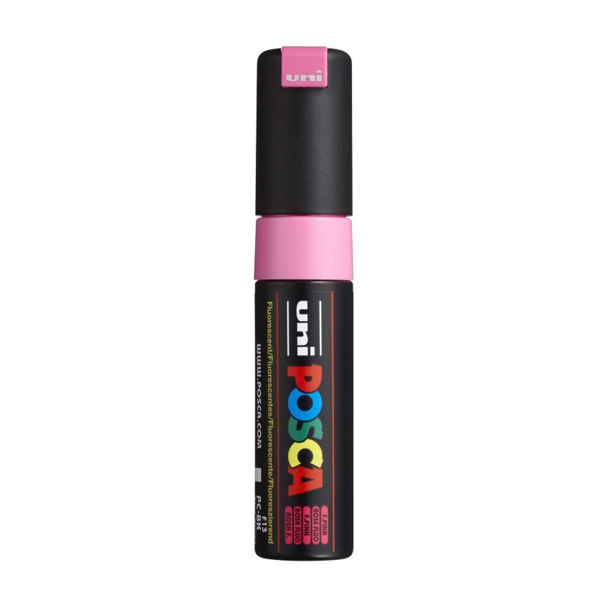 Fluorescent Pink Broad Chisel Tip Paint Marker, 8 mm