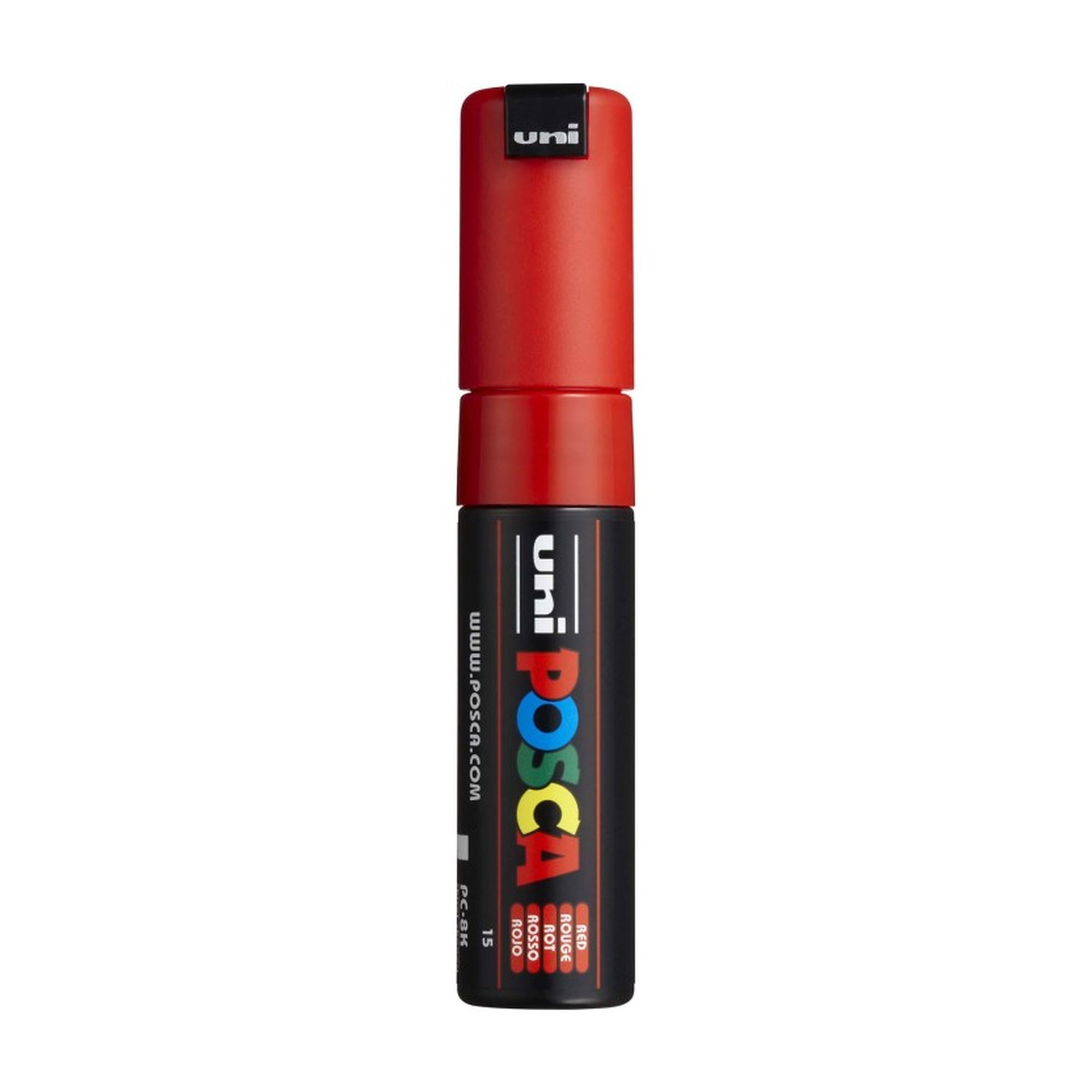 Red Broad Chisel Tip Paint Marker, 8 mm