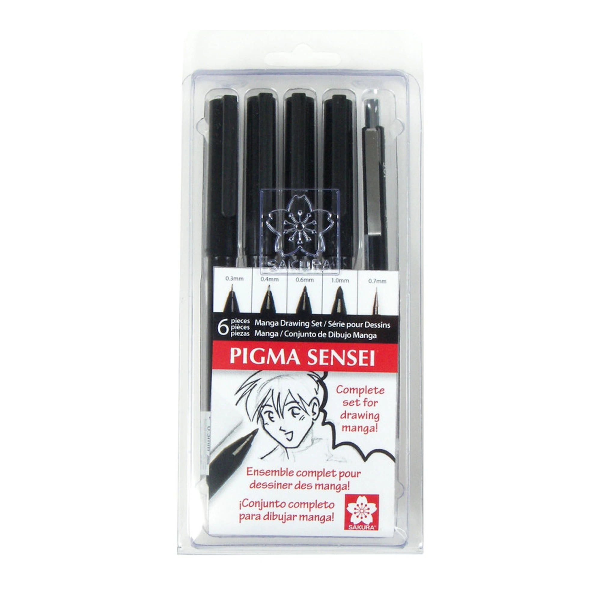 Manga Drawing Kit, 6-Piece Set