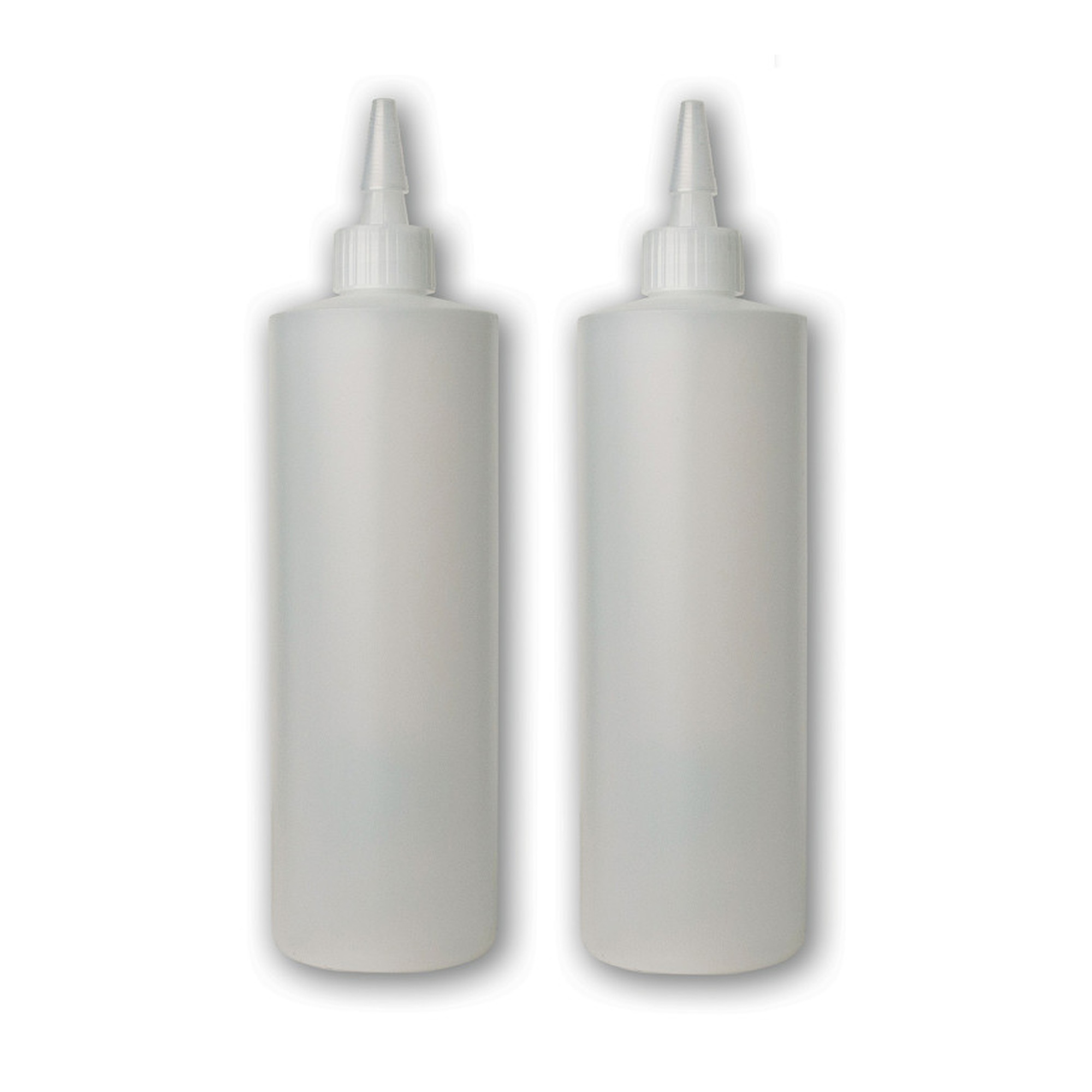 16 oz Plastic Squeeze Applicator Bottles, Pack of 2
