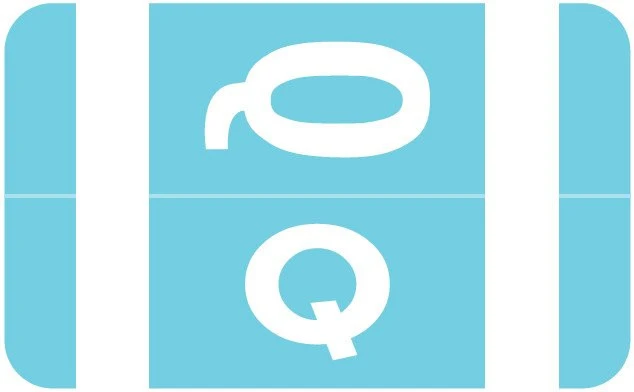 Amerifile Alpha-Z ACCS Series (Sheet) Q- Lt. Blue Sheets for File Box - 100/pk