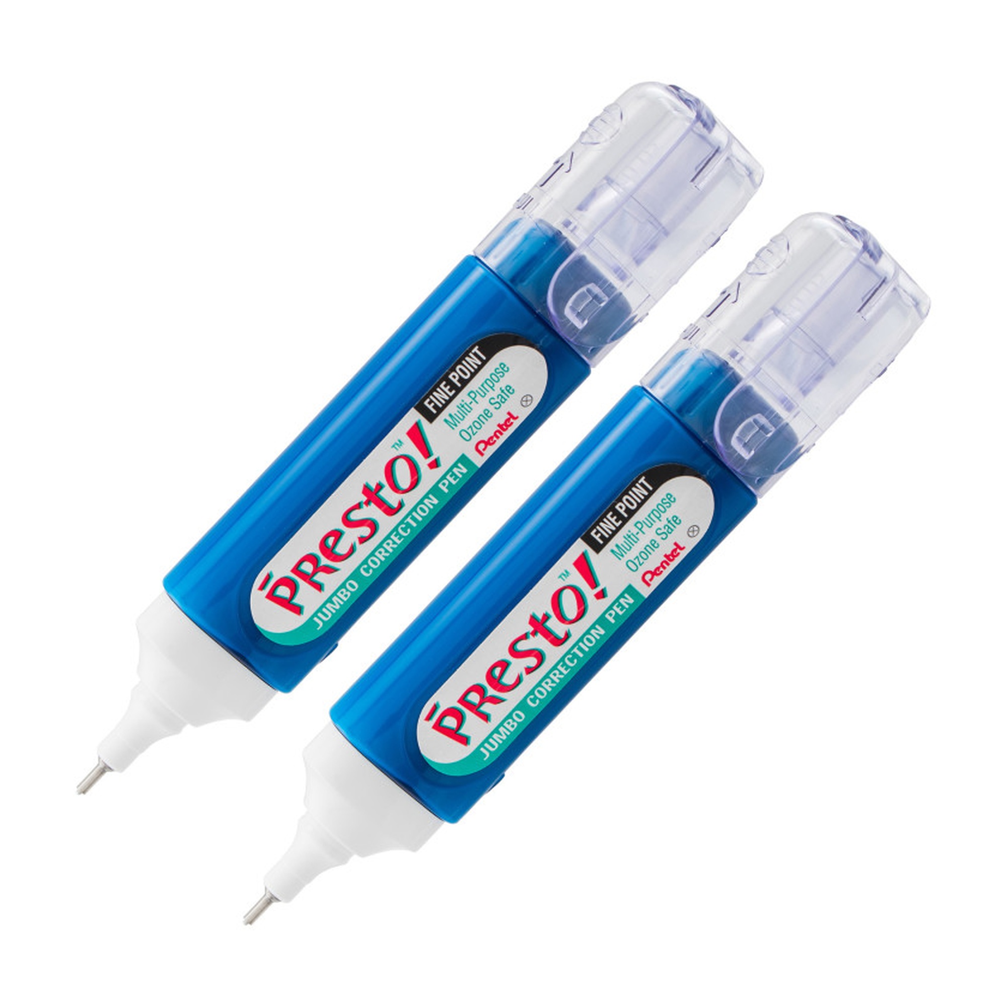 Jumbo Fine-Point Correction Pen, White, 12 mL, 2-Pack
