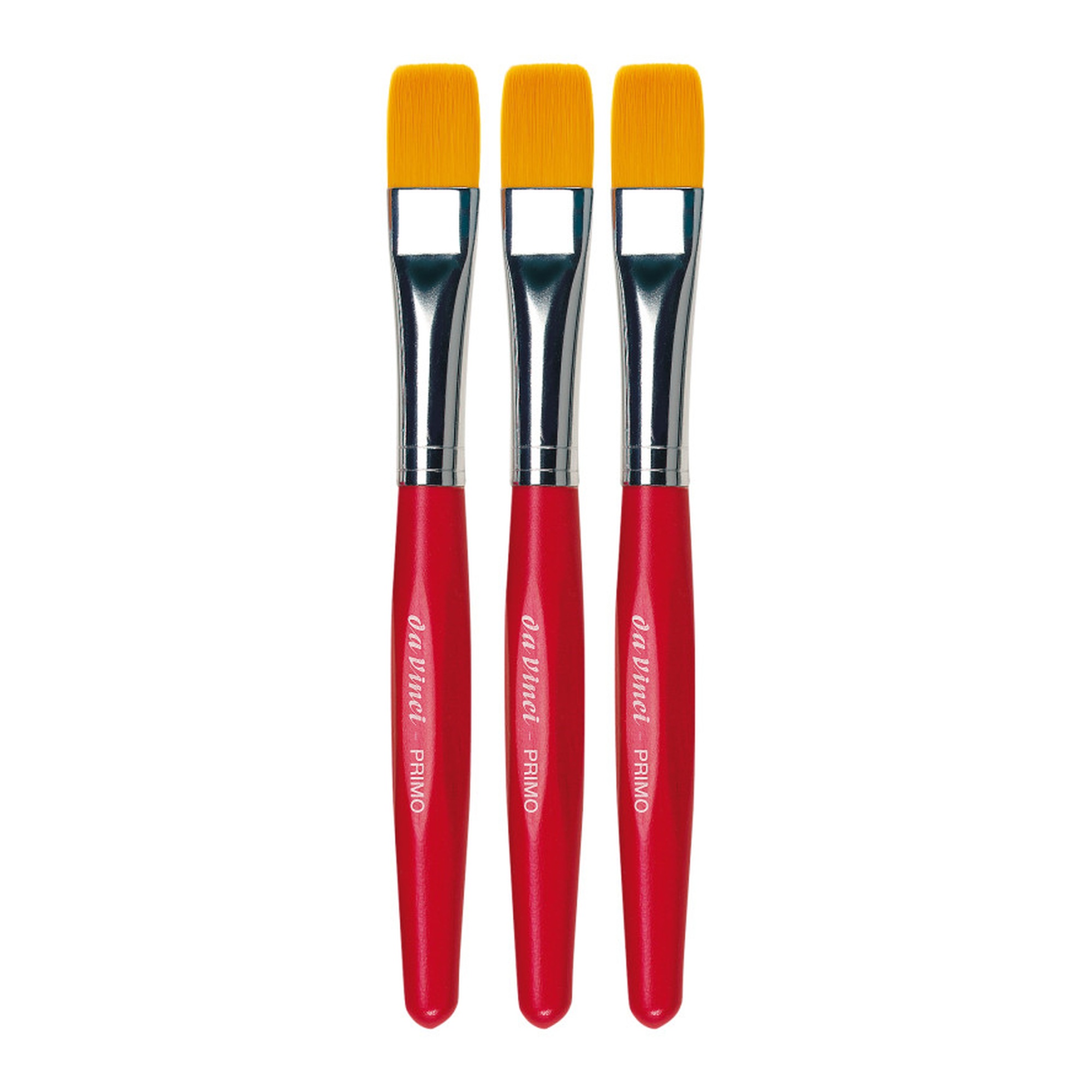 Preschool Synthetic Flat Tempera Brush, Size 12, 3-Pack