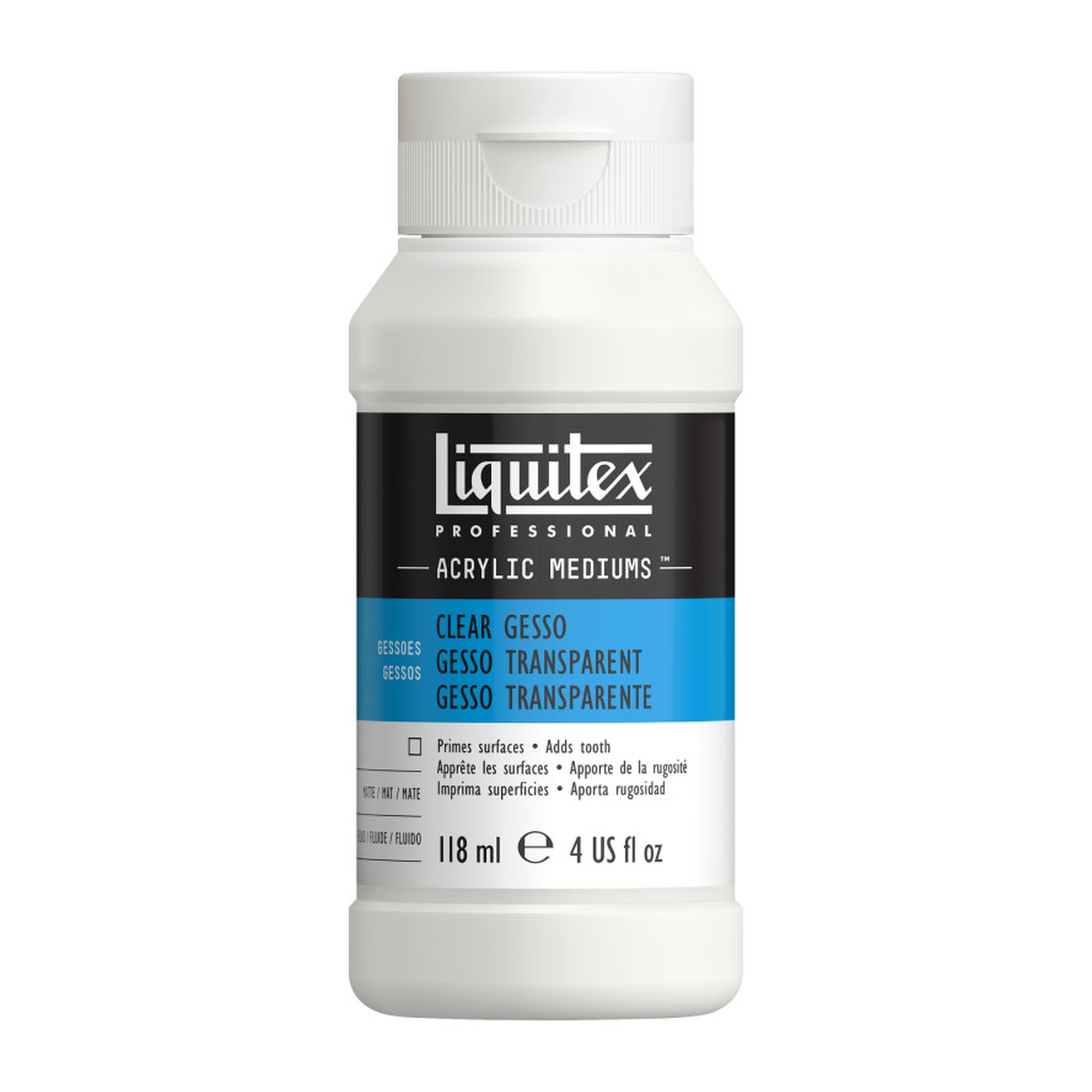 Professional Clear Acrylic Gesso, 4 oz