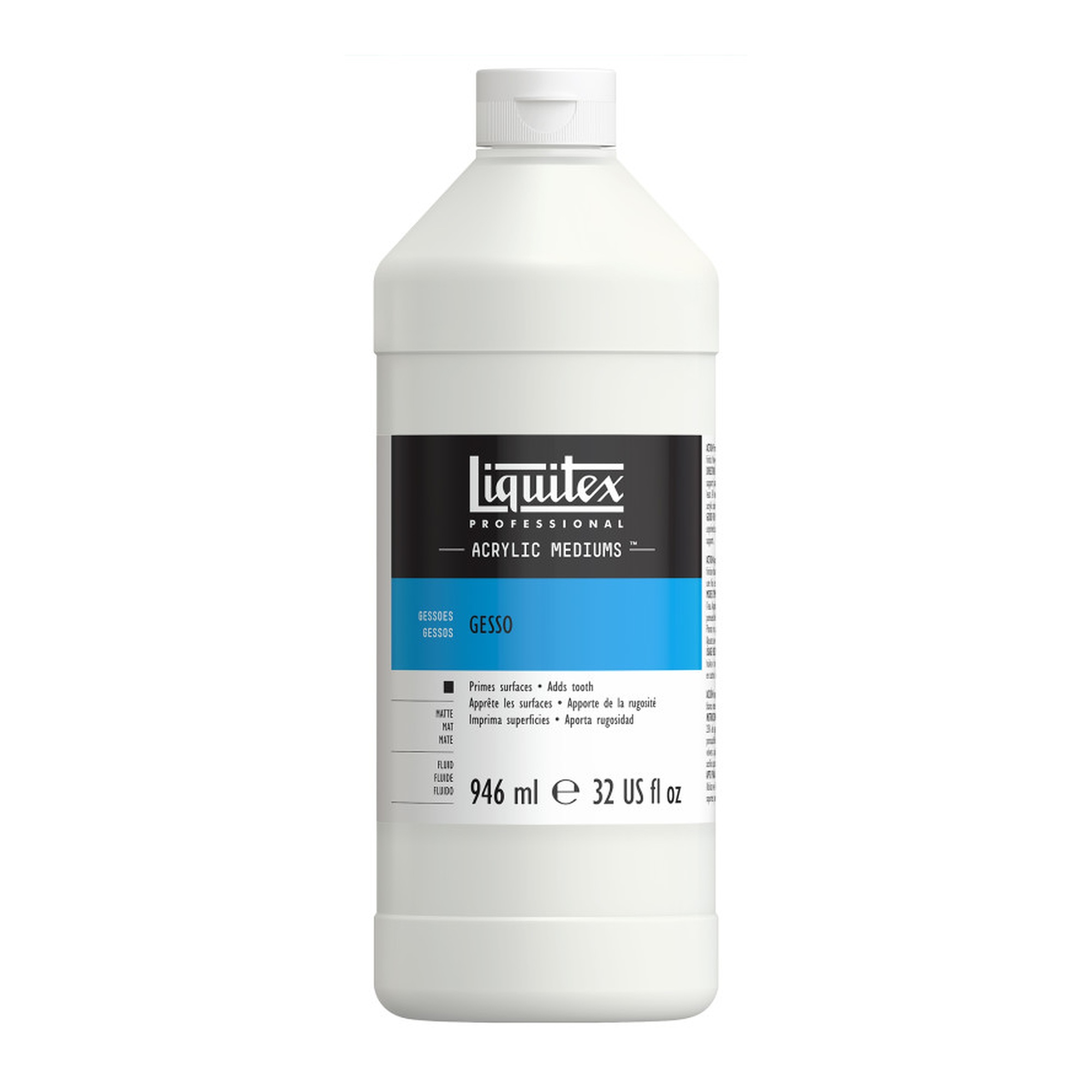 Professional White Acrylic Gesso, 32 oz