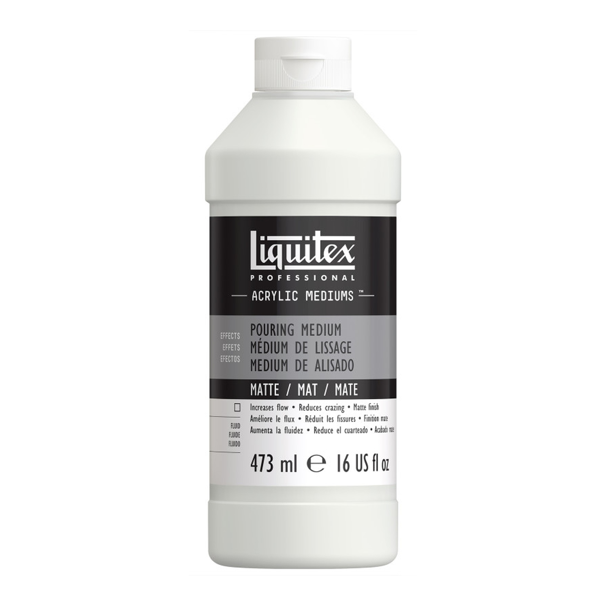 Professional Matte Acrylic Pouring Medium, 16 oz