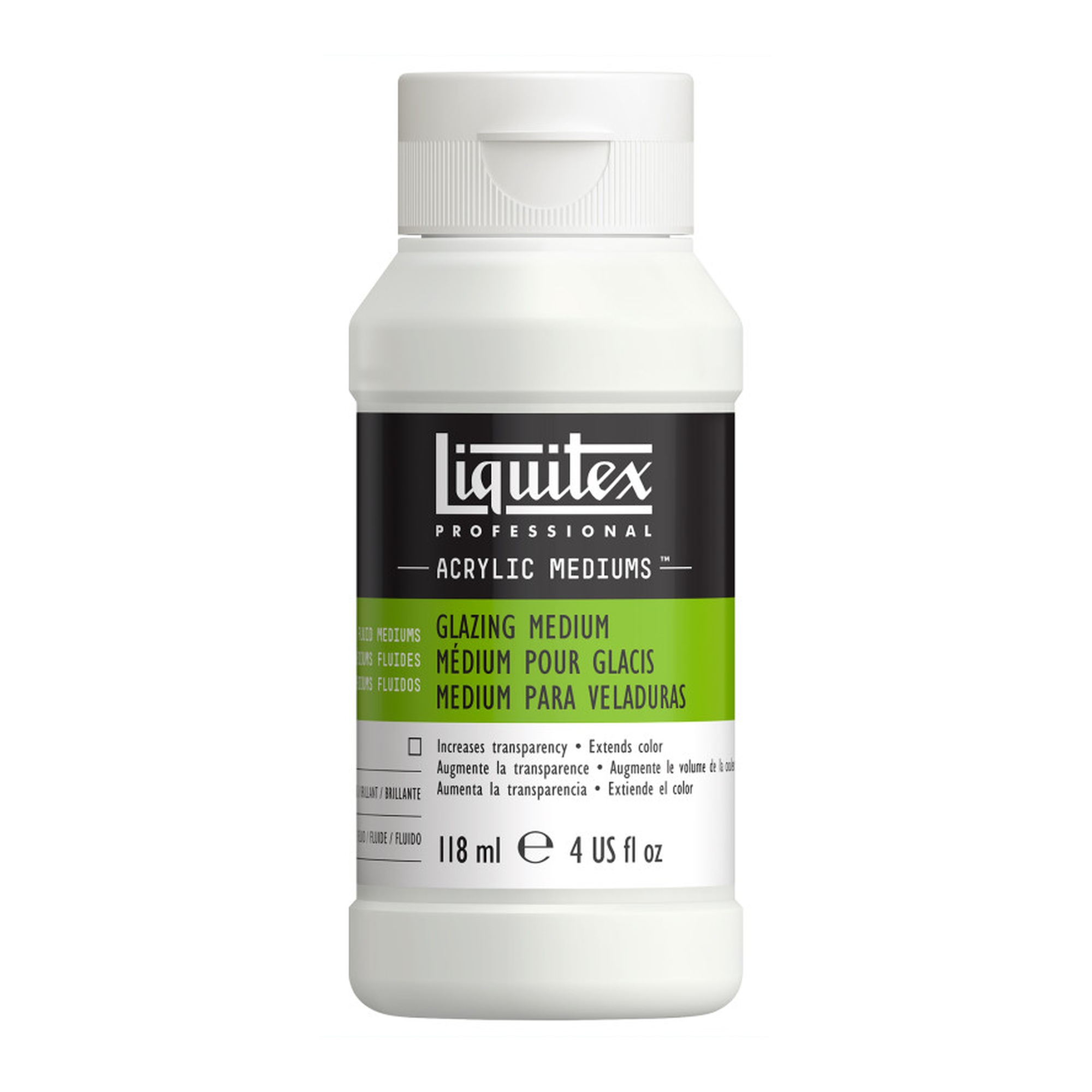 Clear Professional Acrylic Glazing Medium, 4 oz
