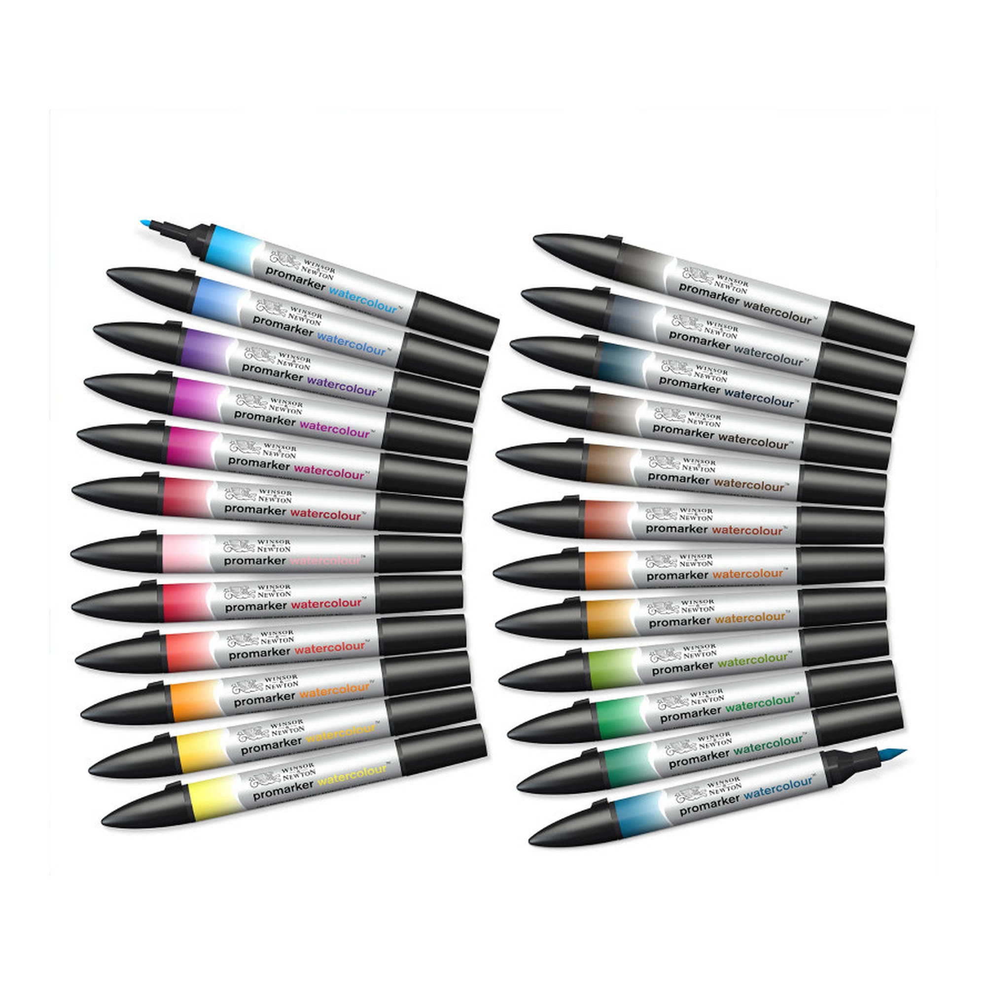 Watercolor Marker Basic Collection, Set of 24